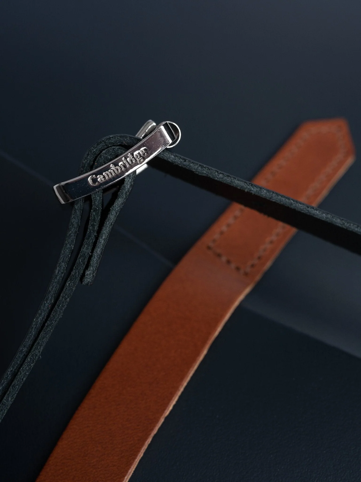 The Music Case - Navy & Tan - Image 7