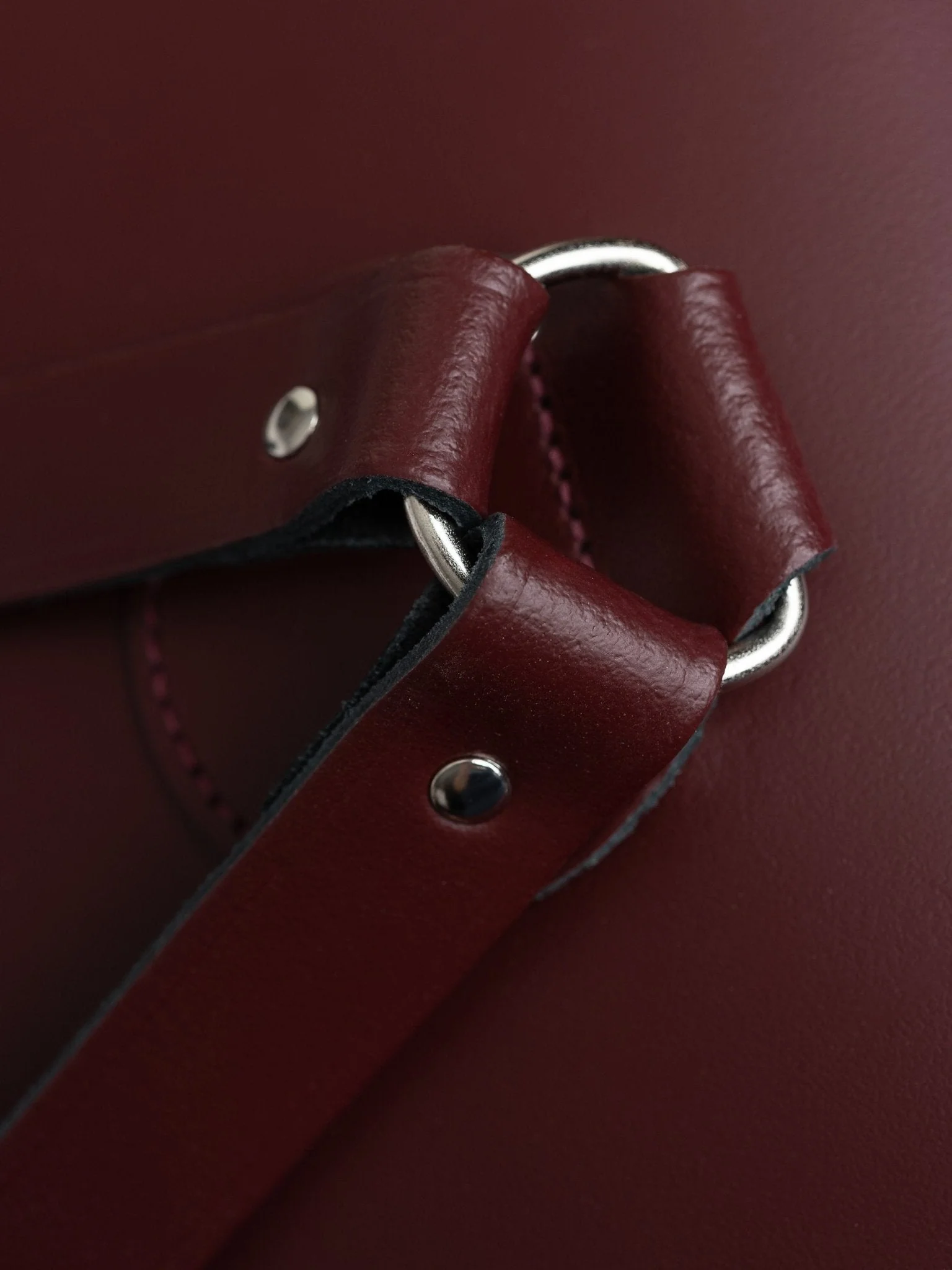 The Portrait Backpack - Oxblood - Image 8