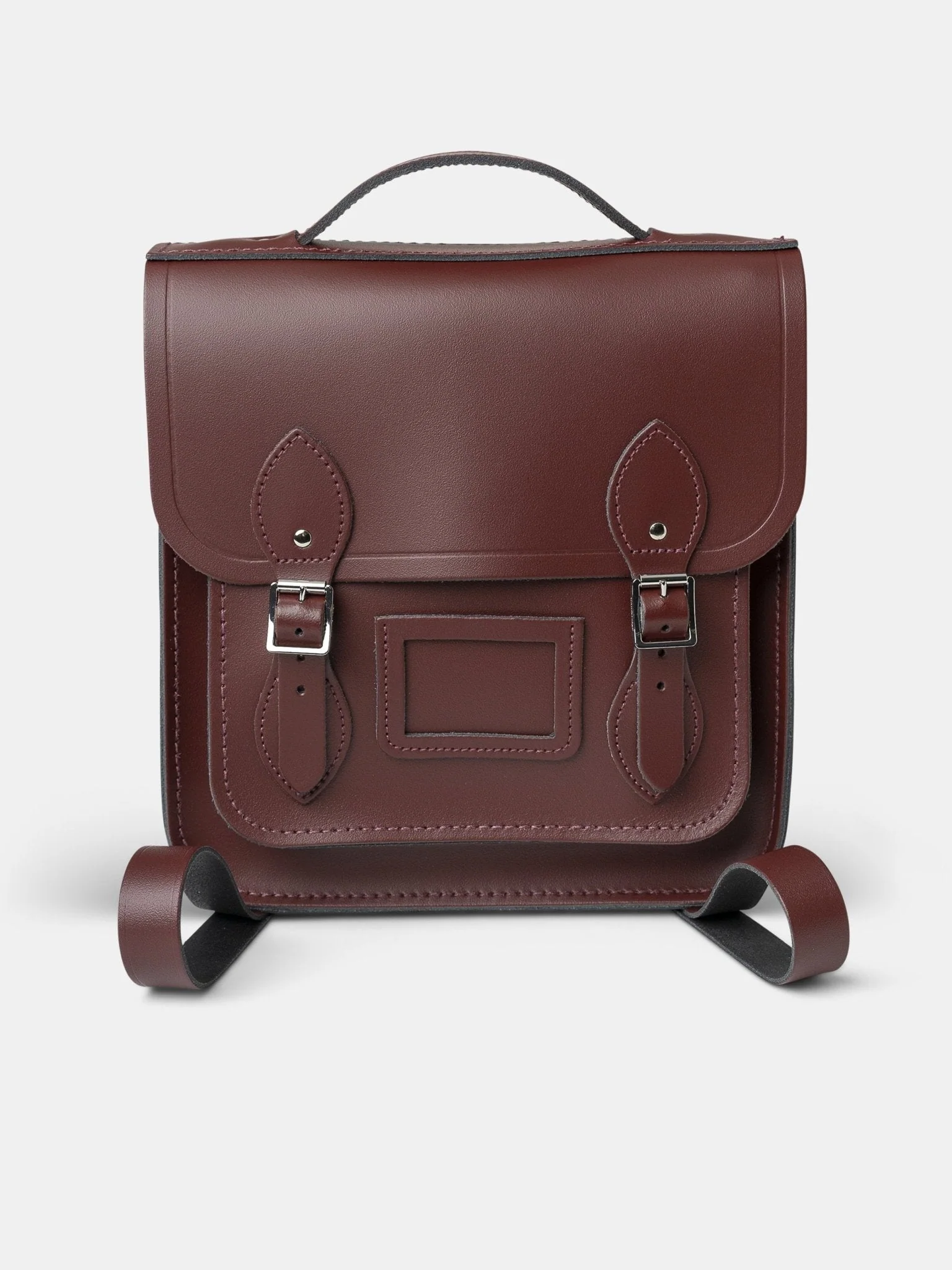 The Small Portrait Backpack - Oxblood