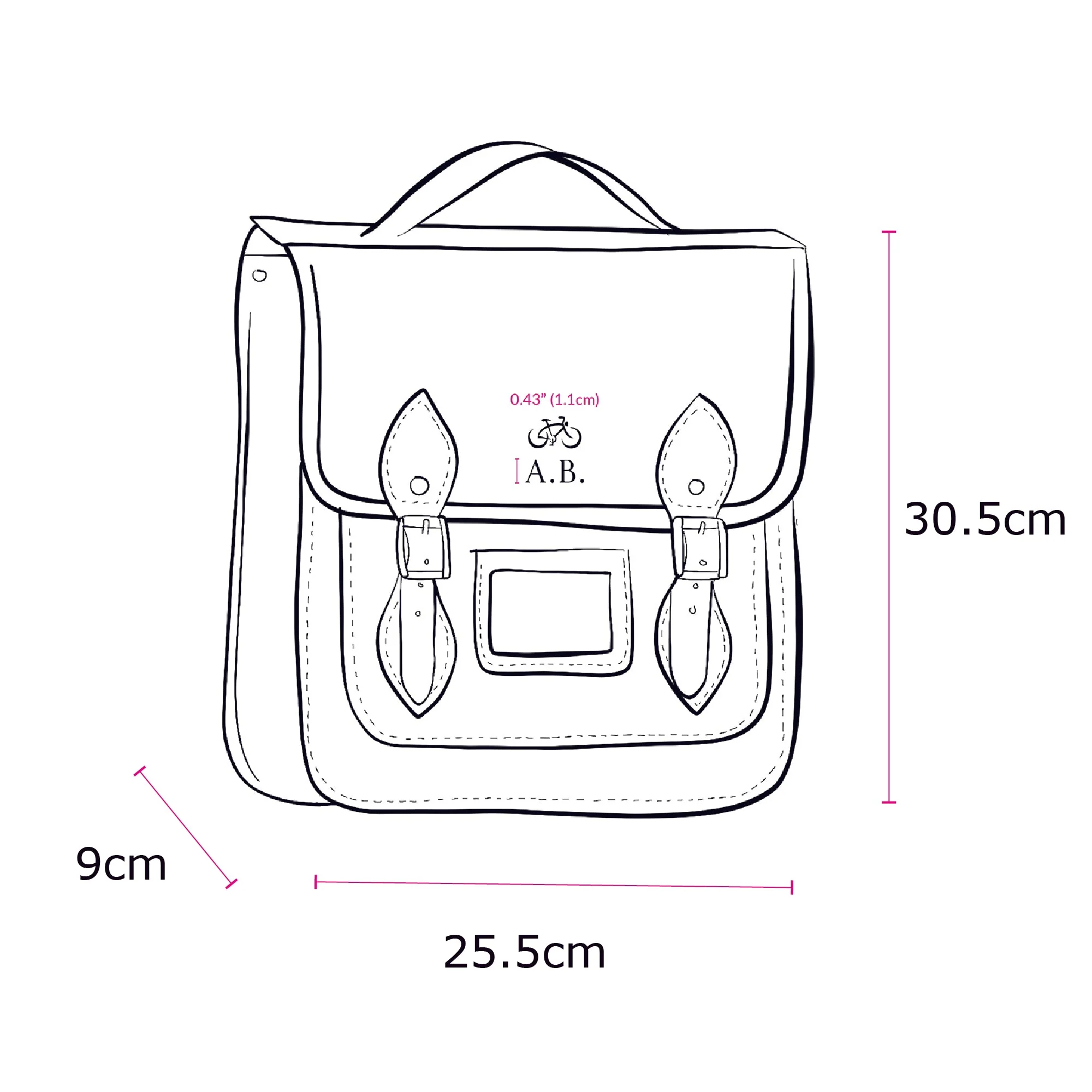 The Small Portrait Backpack - Oxblood - Image 10