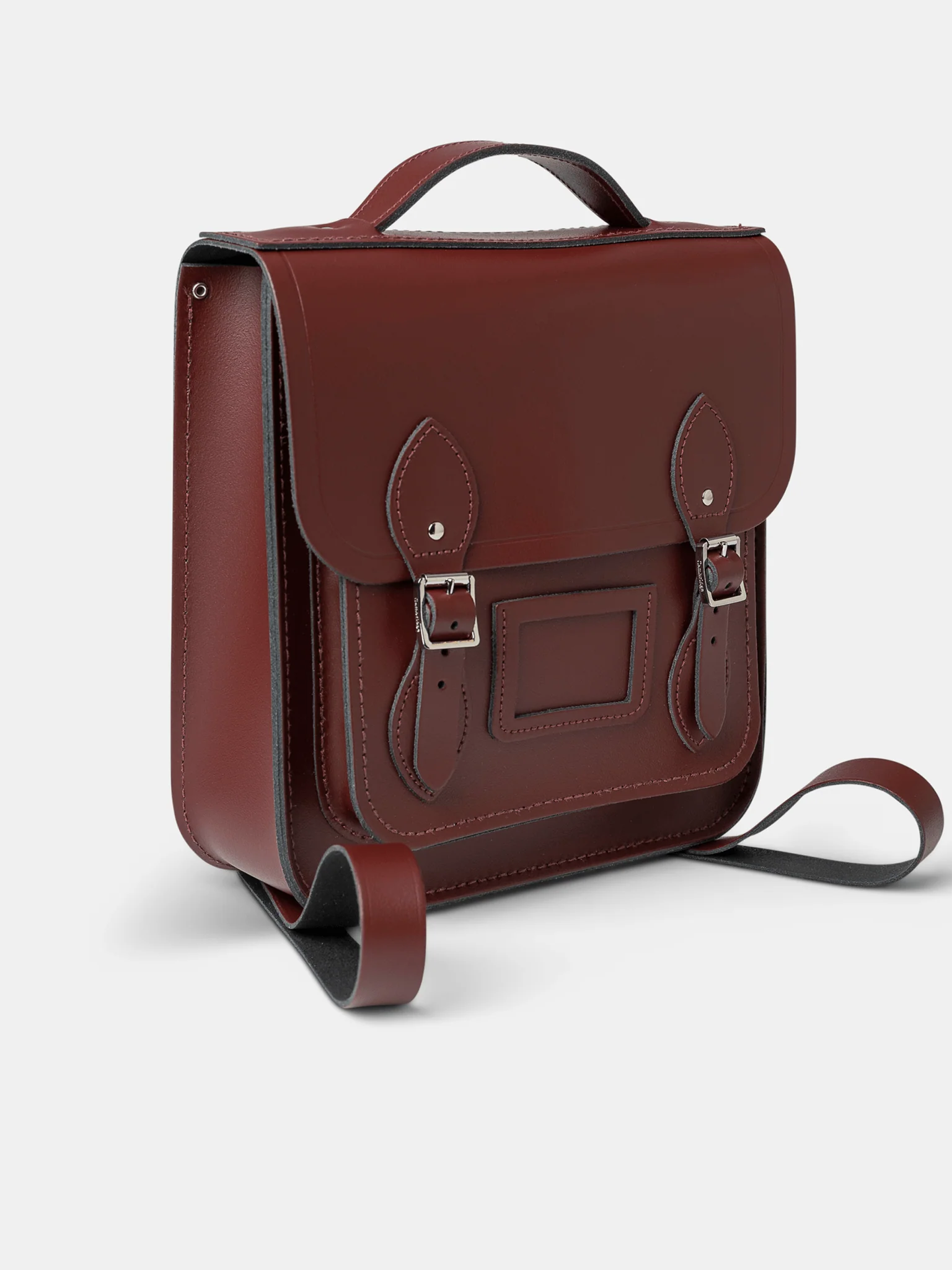The Small Portrait Backpack - Oxblood - Image 3