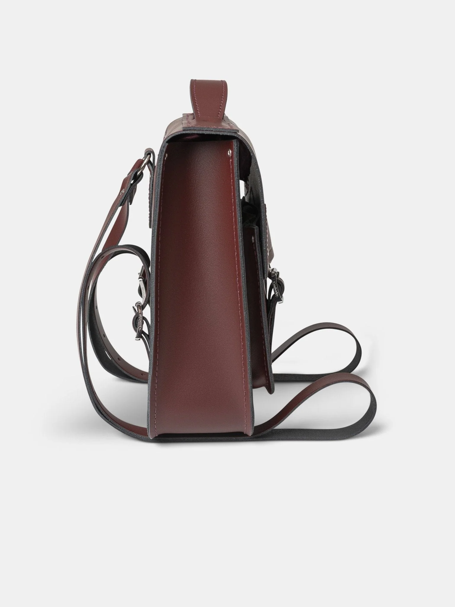 The Small Portrait Backpack - Oxblood - Image 4