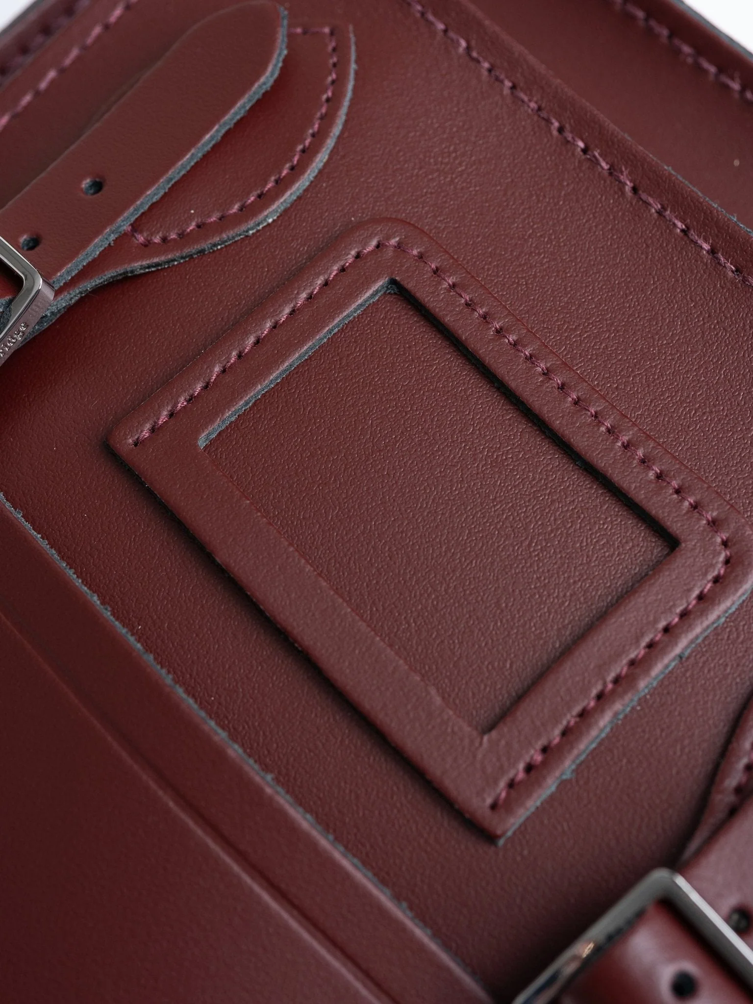 The Small Portrait Backpack - Oxblood - Image 7