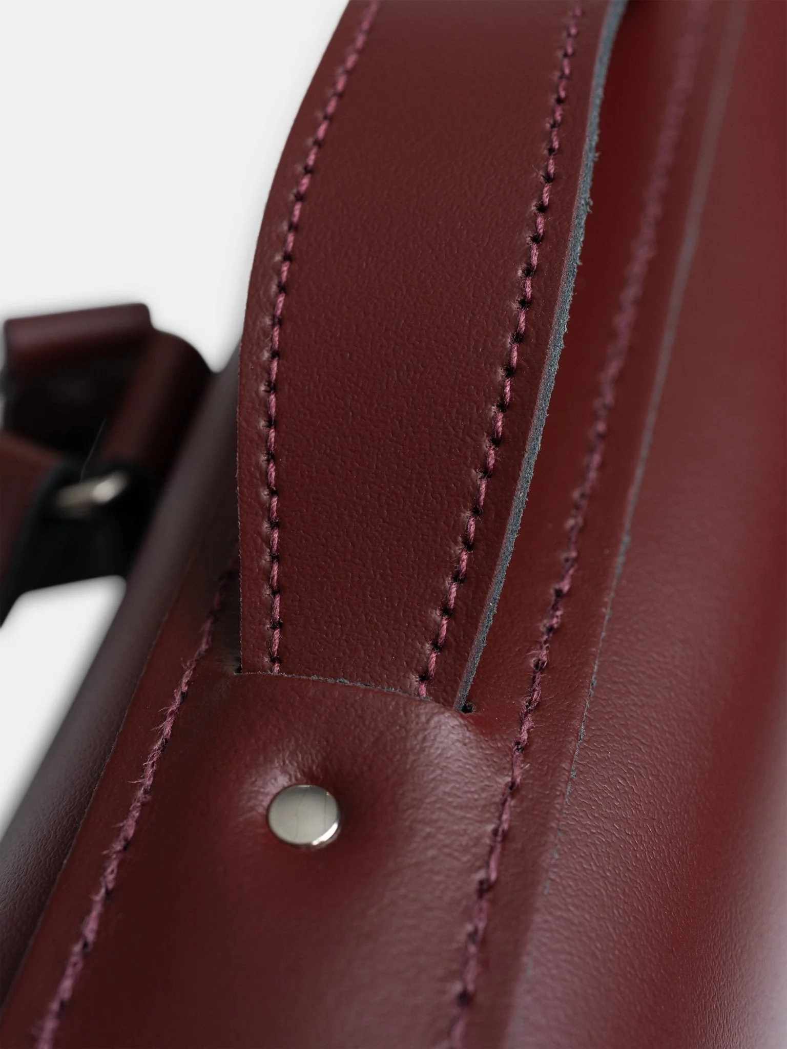 The Small Portrait Backpack - Oxblood - Image 8