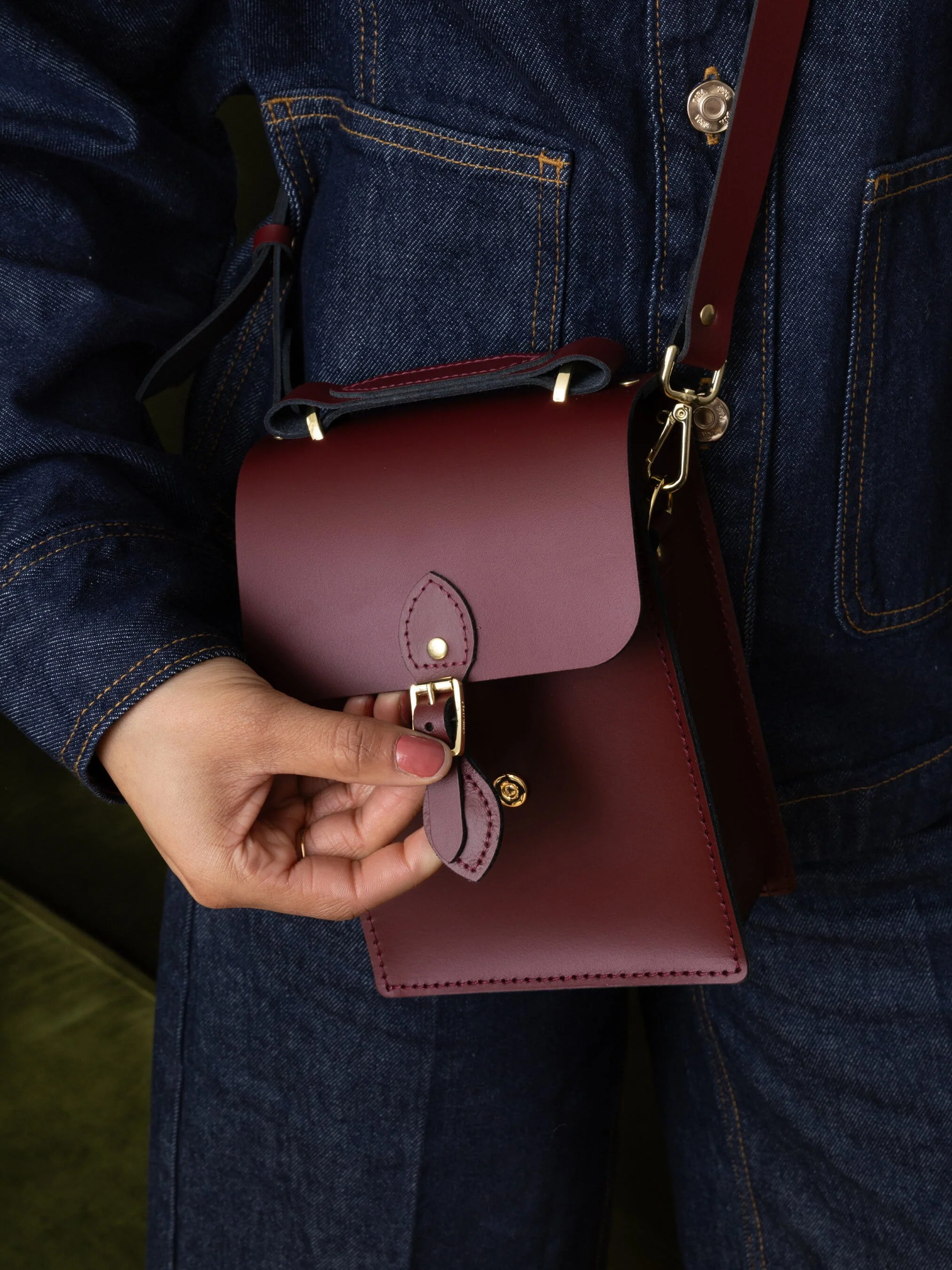 The Artisan Binocular Bag - Oxblood - Image 3