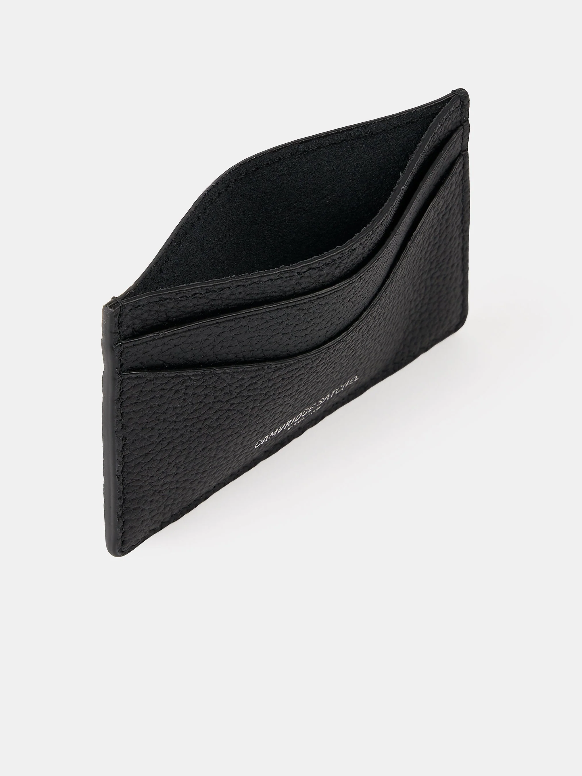 The Card Case - Black Madras Grain - Image 4