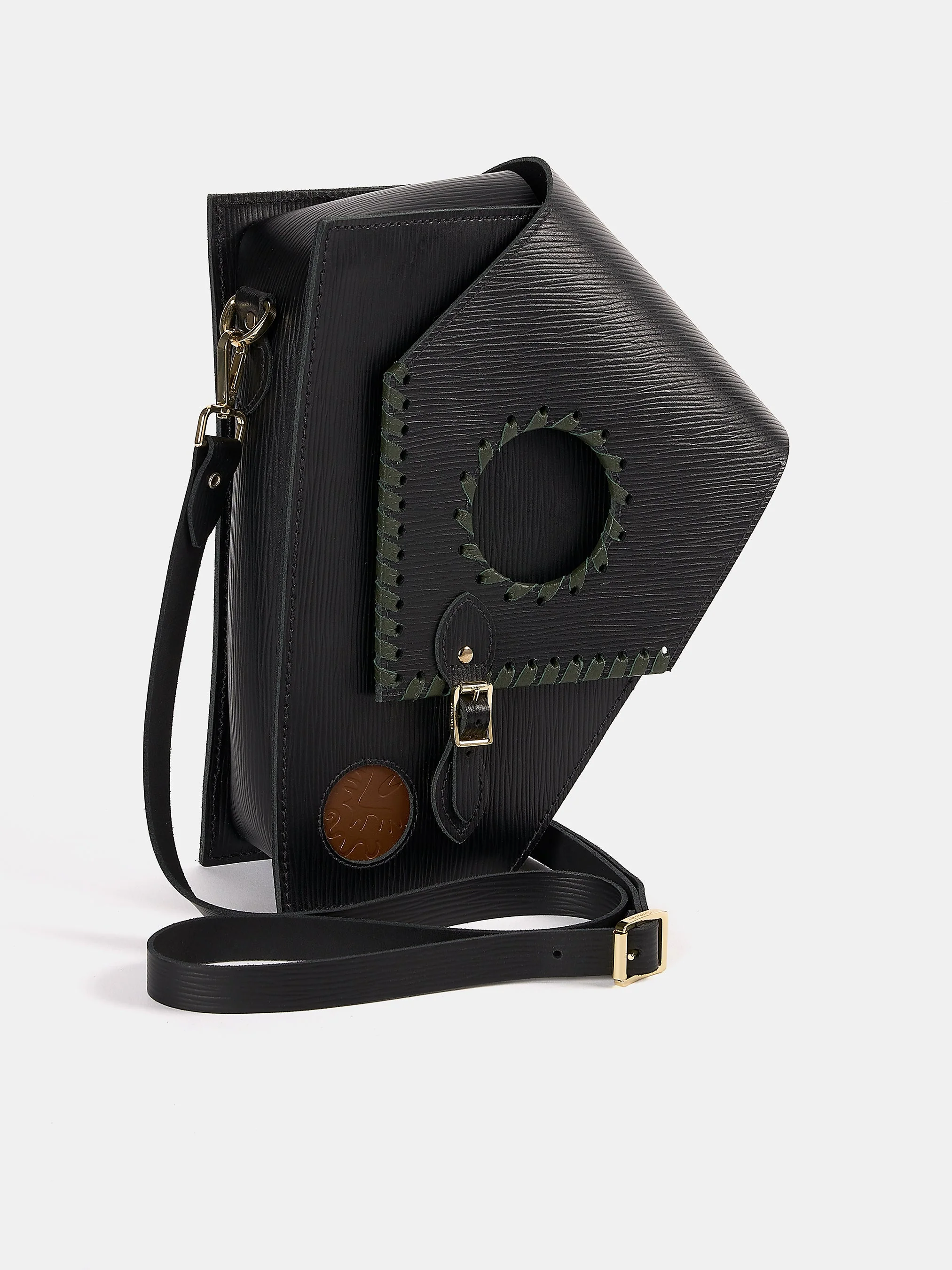 The Elphaba Grimmerie Bag - Black 1914 Grain - Image 4