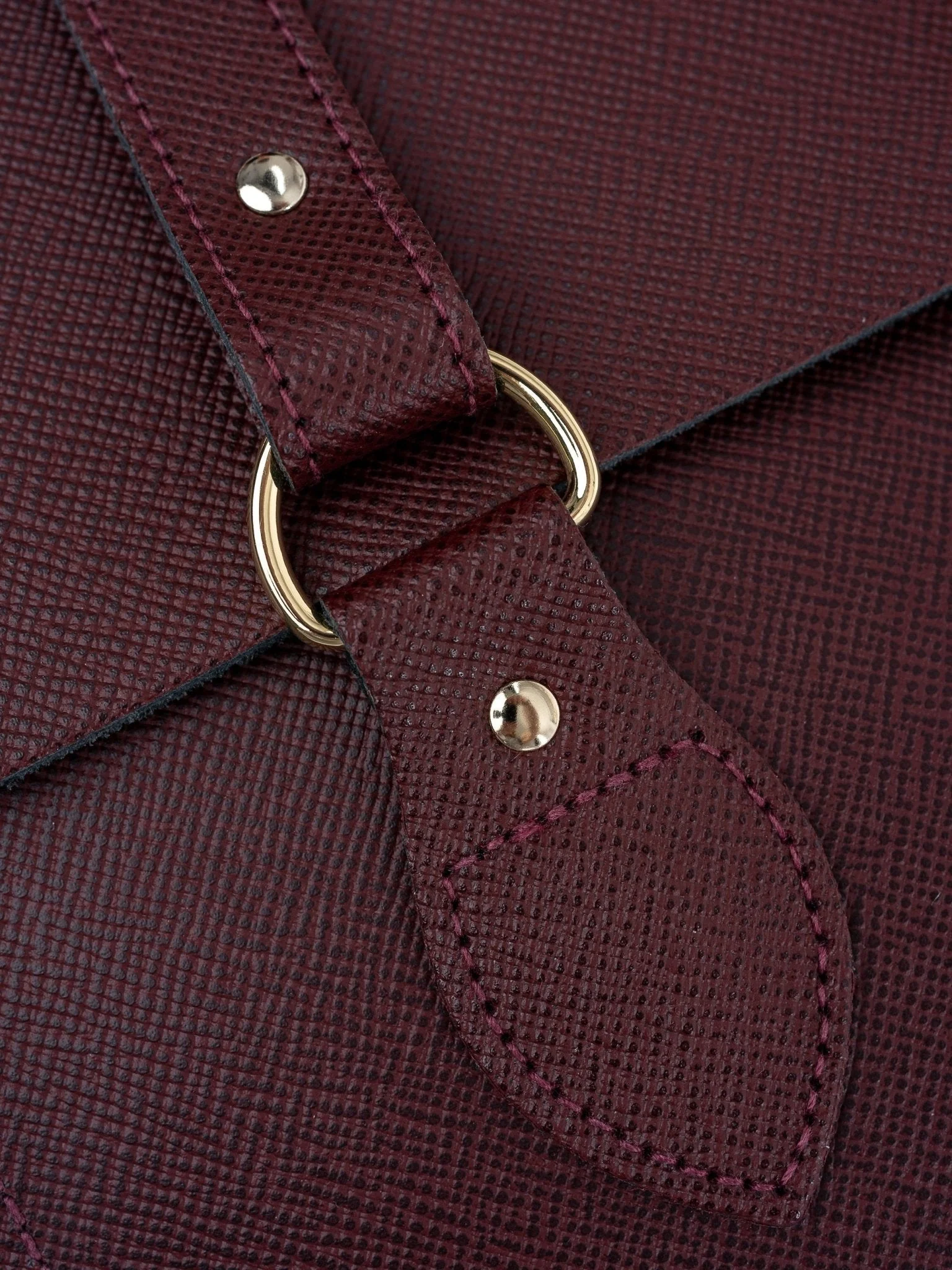 The Emily - Oxblood Saffiano - Image 8