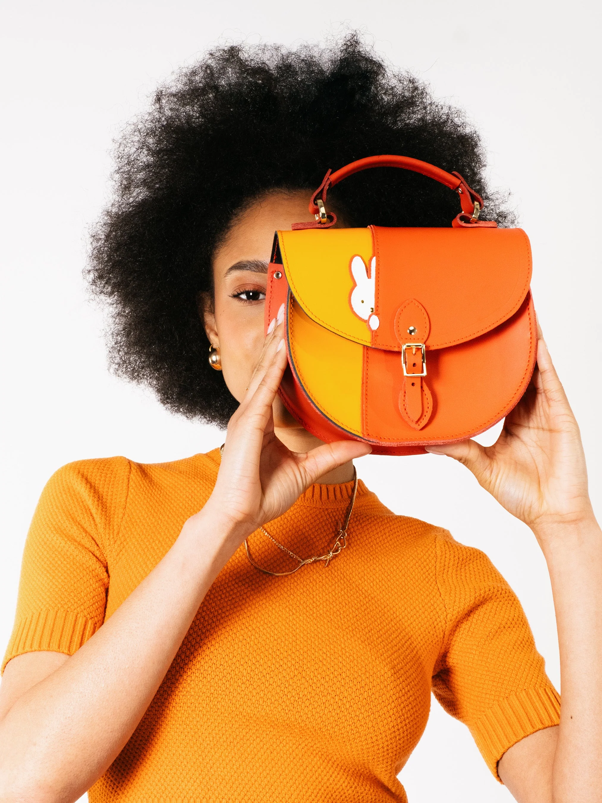 The Hiding Miffy Isla - Carrot Orange, Windsor Tan & Brilliant White - Image 6