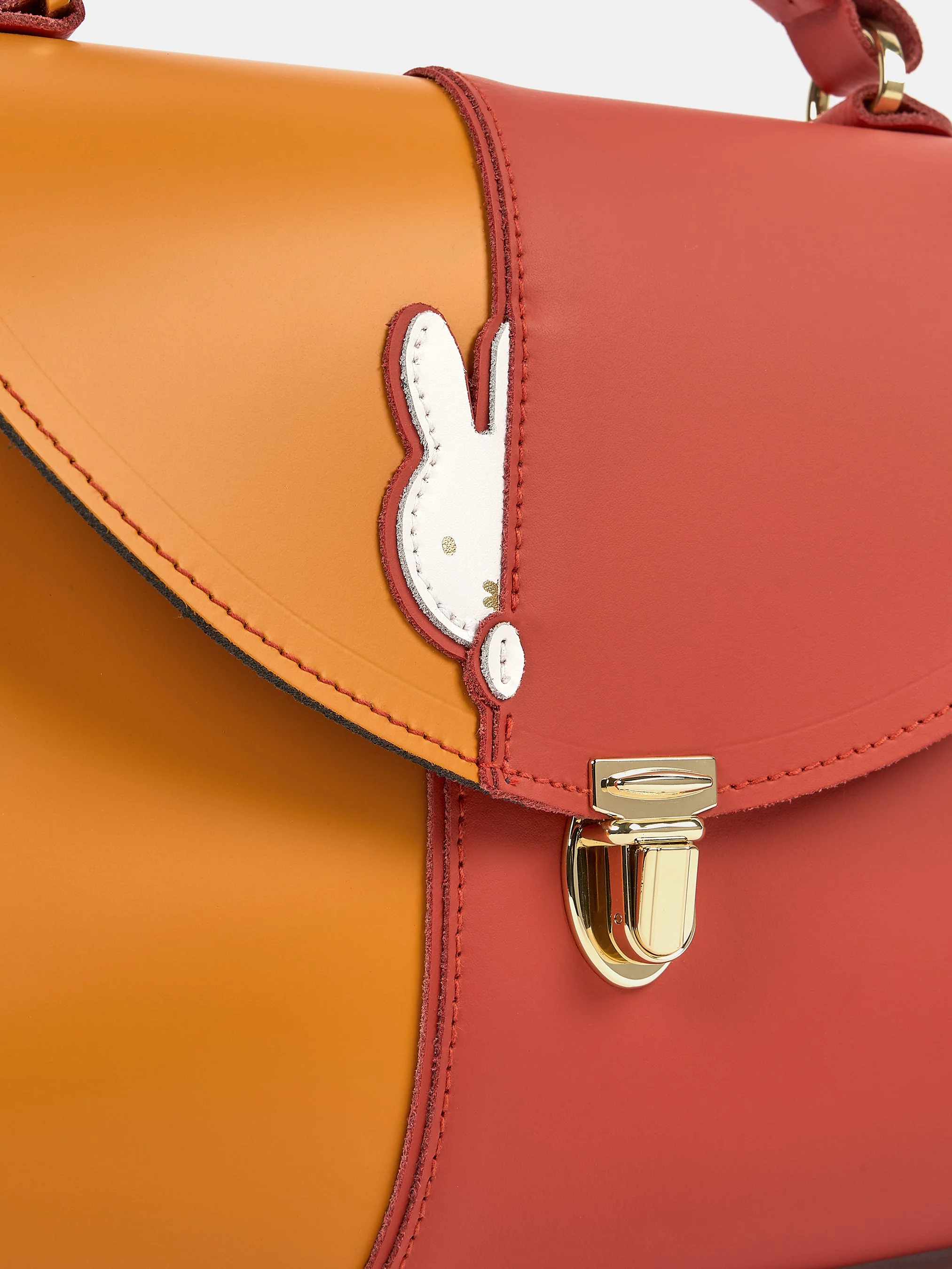The Hiding Miffy Poppy - Carrot Orange, Windsor Tan & Brilliant White - Image 4