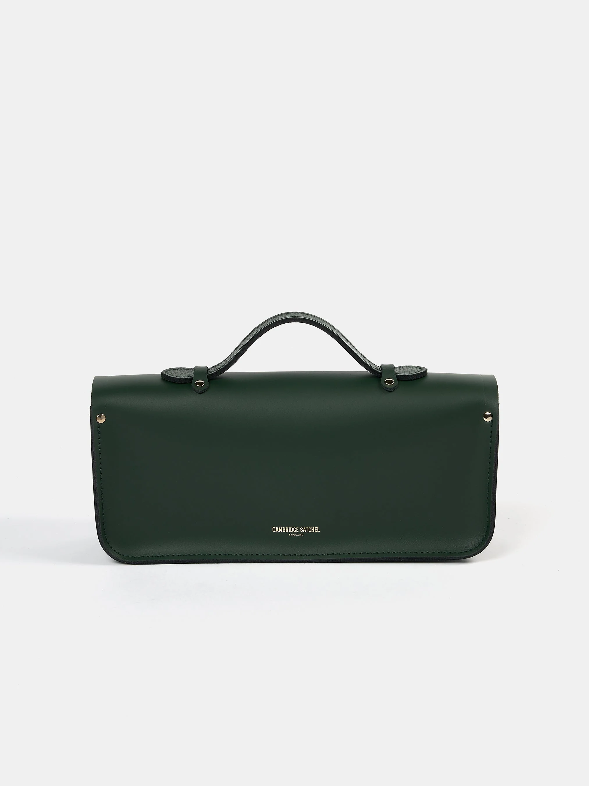 The Long Satchel - Racing Green & Racing Green Celtic Grain - Image 4