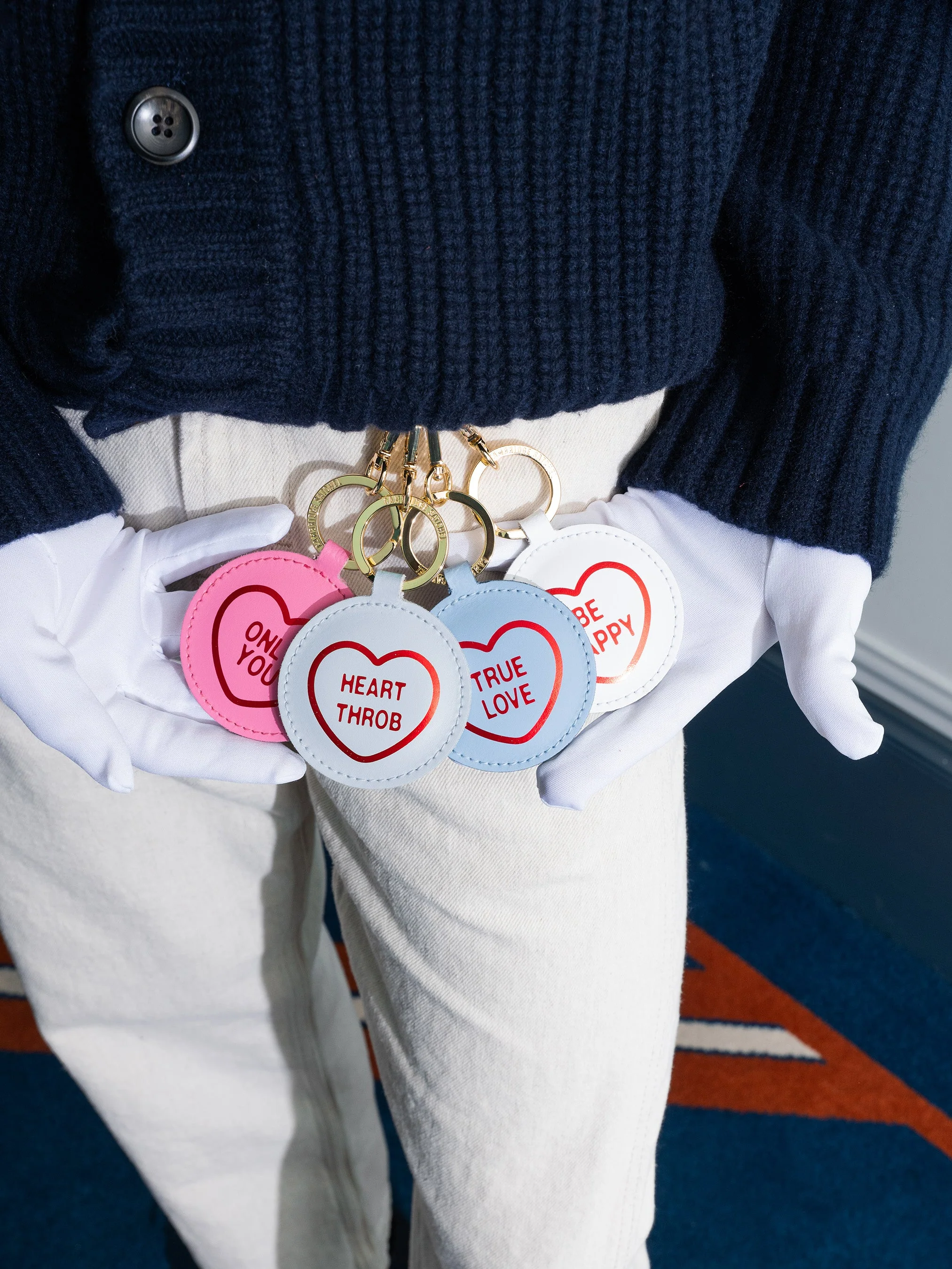 The Love Hearts Charm - Love Hearts Berry Blue - Image 2