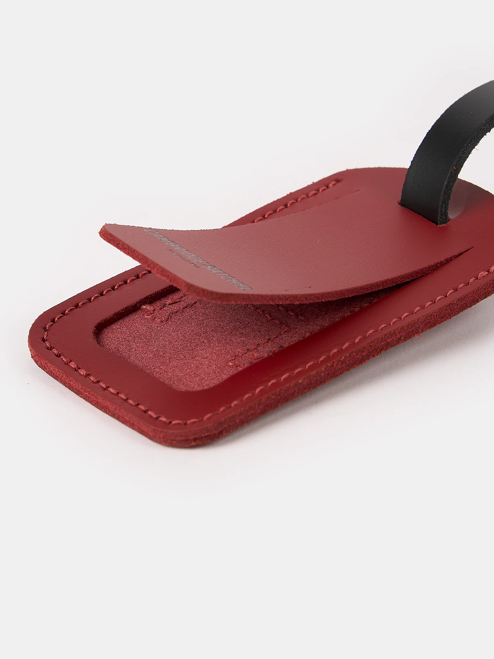 The Luggage Tag - Red with Harvard H - Image 2