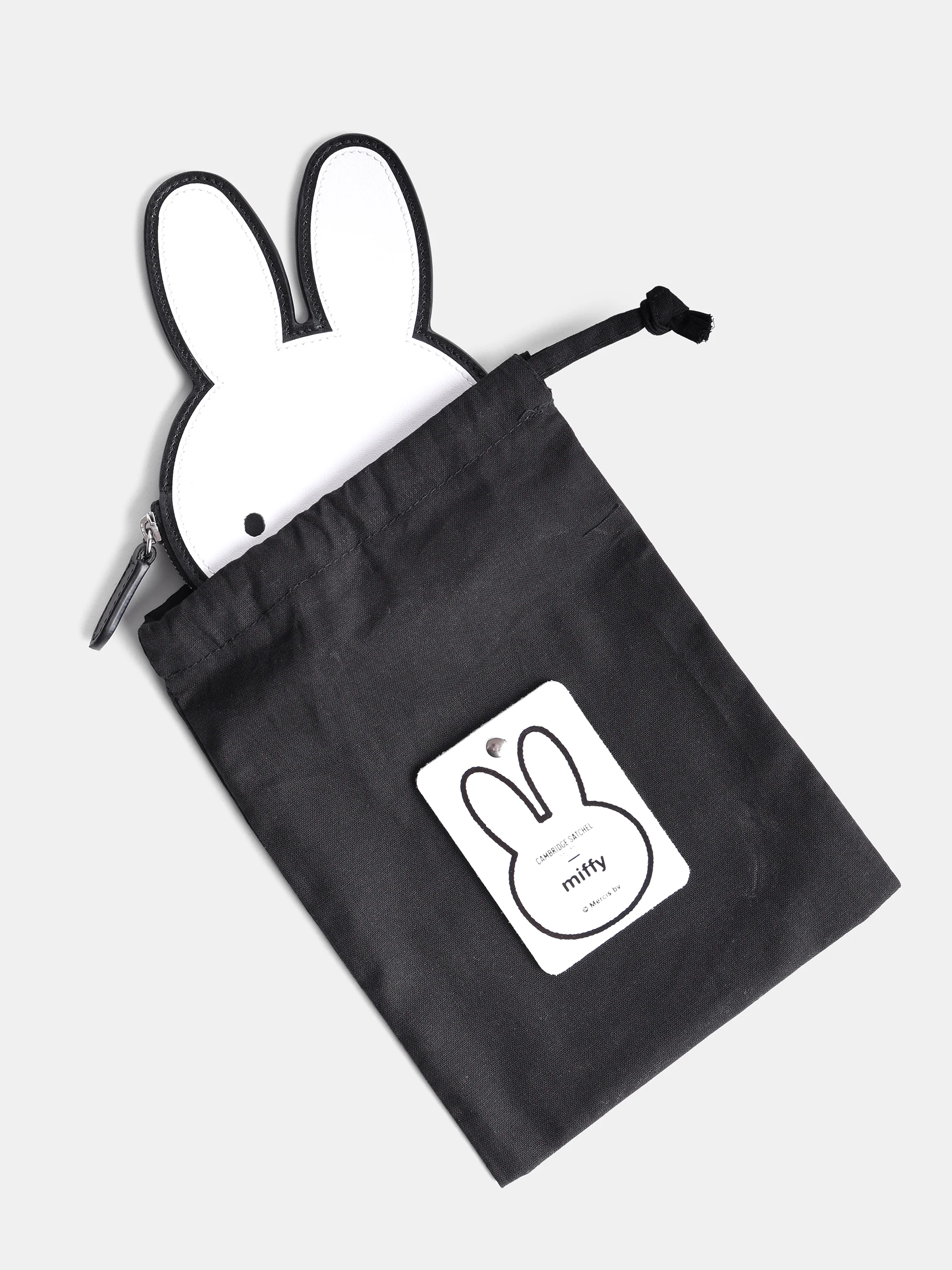 The Miffy Face Wallet - Black & Brilliant White - Image 10