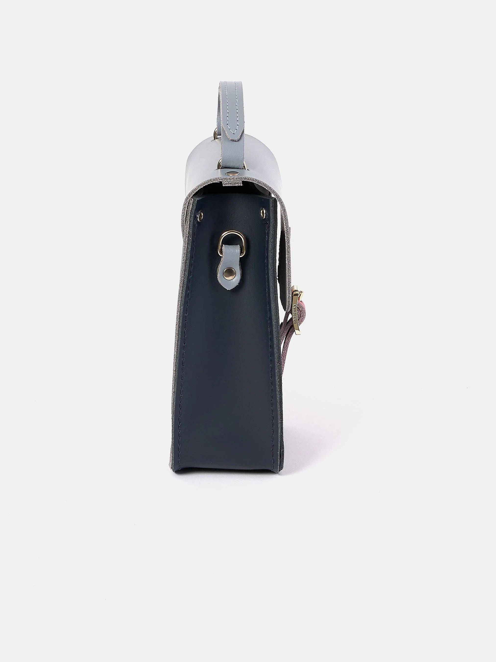 The Mini Binocular Bag - Navy, French Grey & Rambling Rose - Image 4