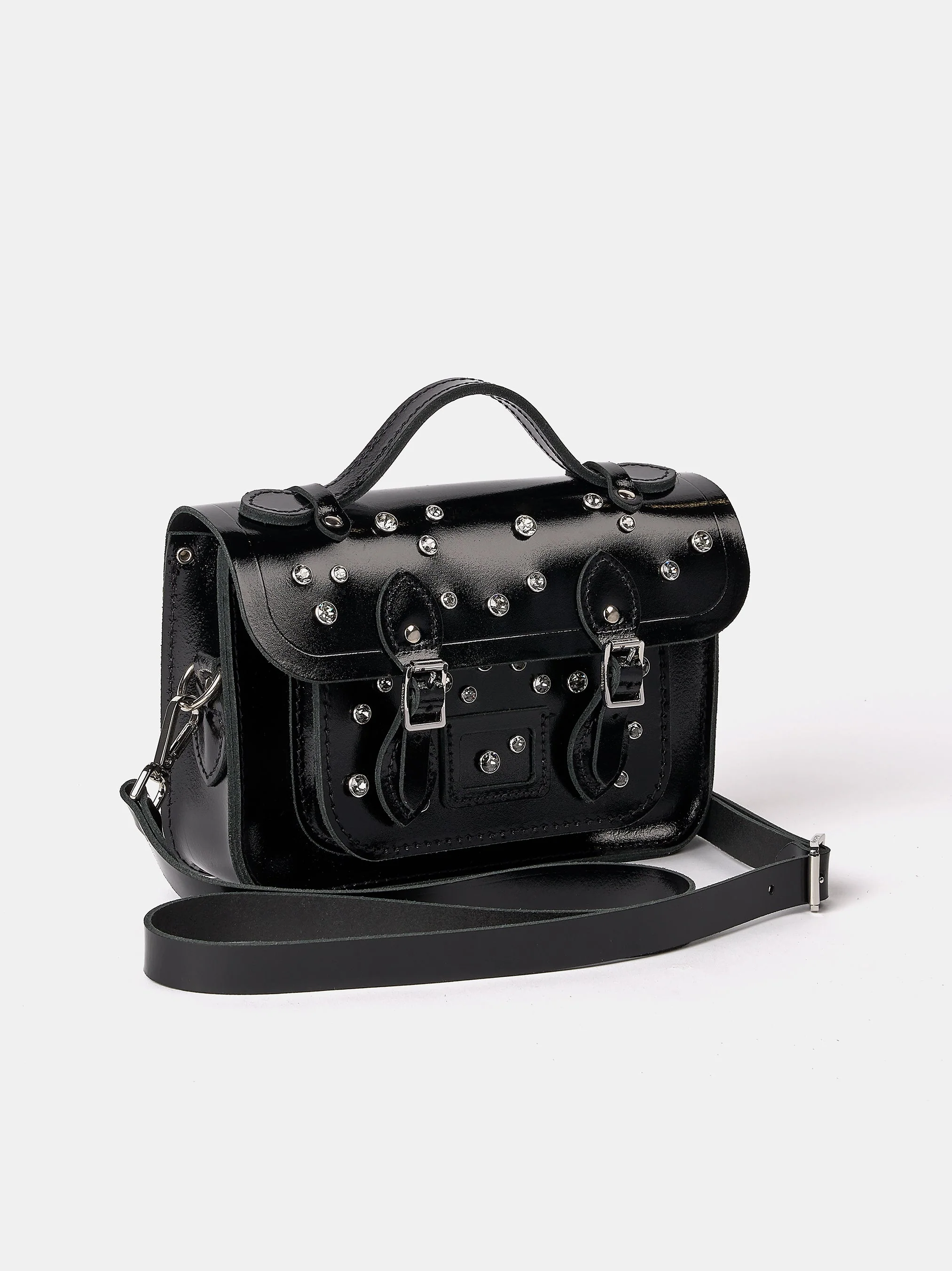 The Mini - High Shine Black with Swarovski® Crystals - Image 4