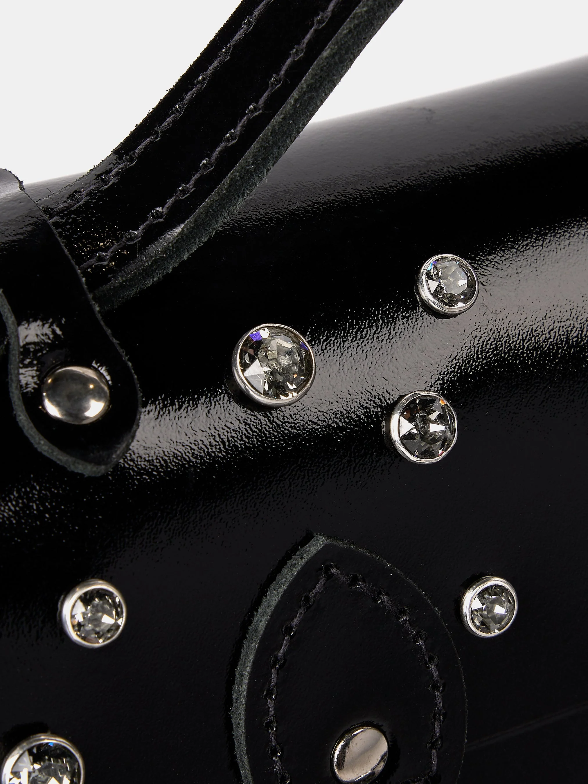 The Mini - High Shine Black with Swarovski® Crystals - Image 7