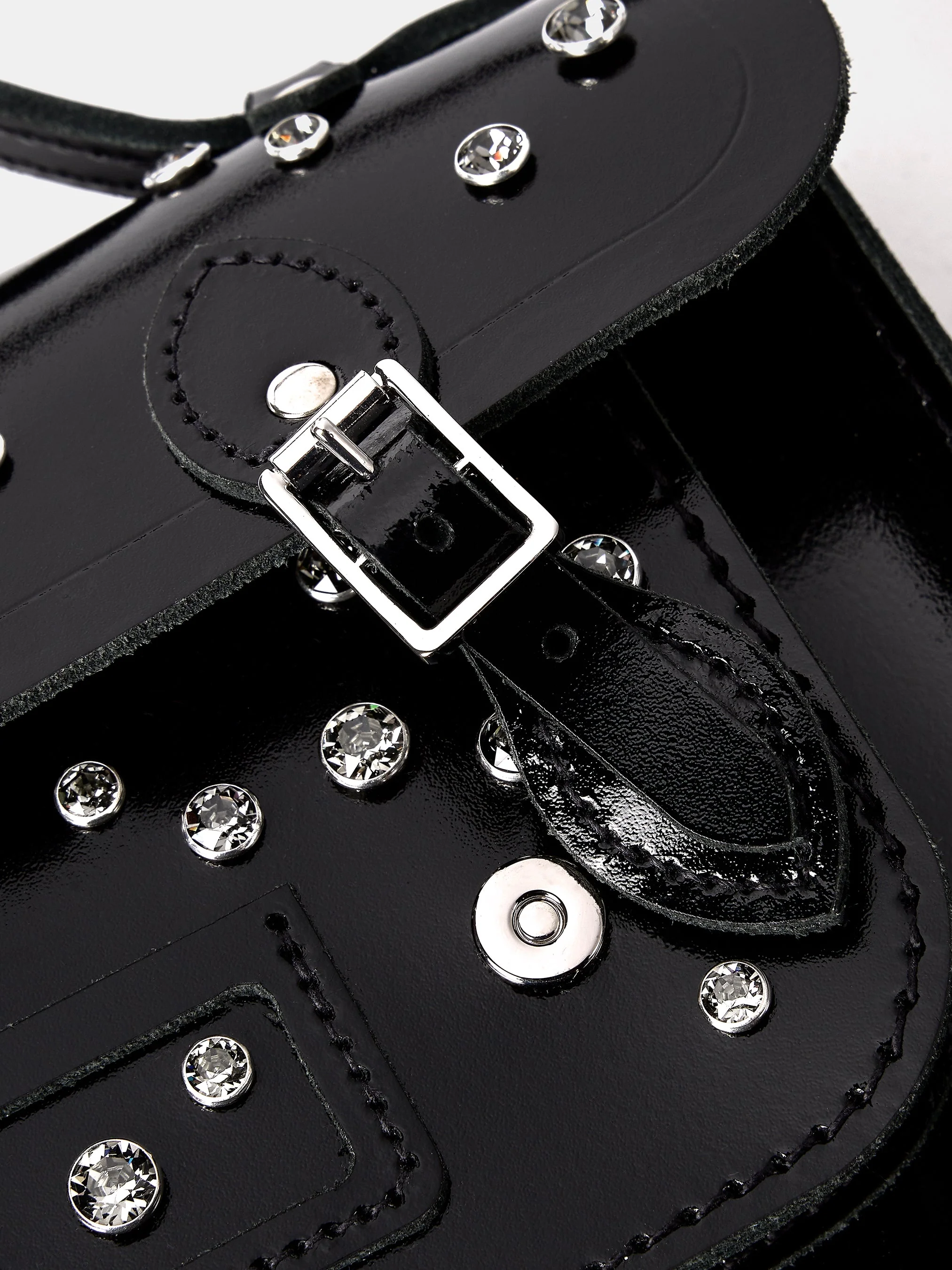 The Mini - High Shine Black with Swarovski® Crystals - Image 9