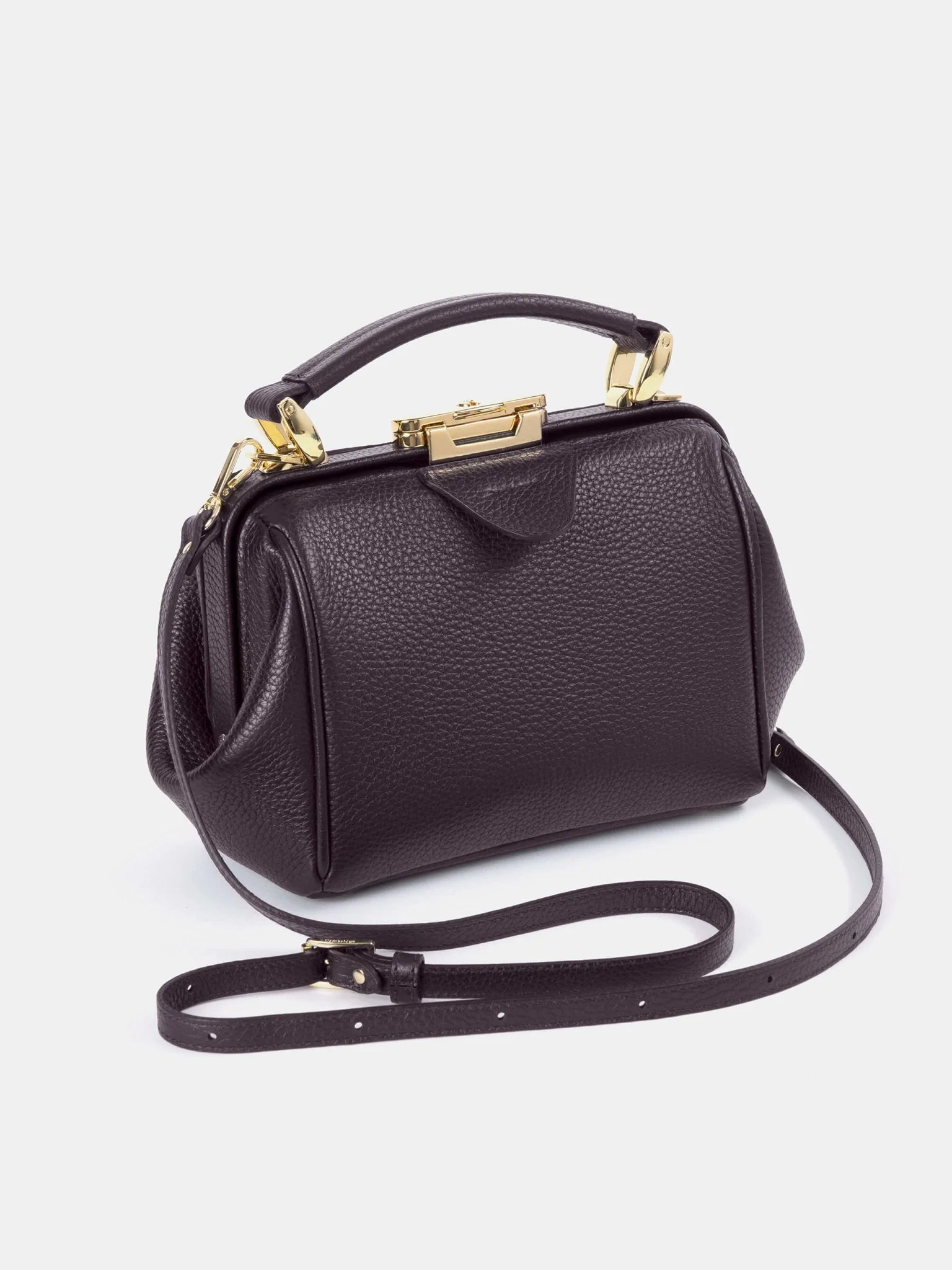 The Mini Sophie - Bordeaux Calf Grain - Image 4