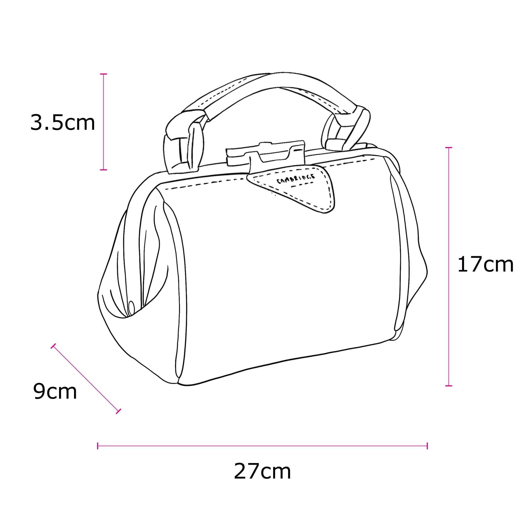 The Mini Sophie - French Grey Calf Grain - Image 10