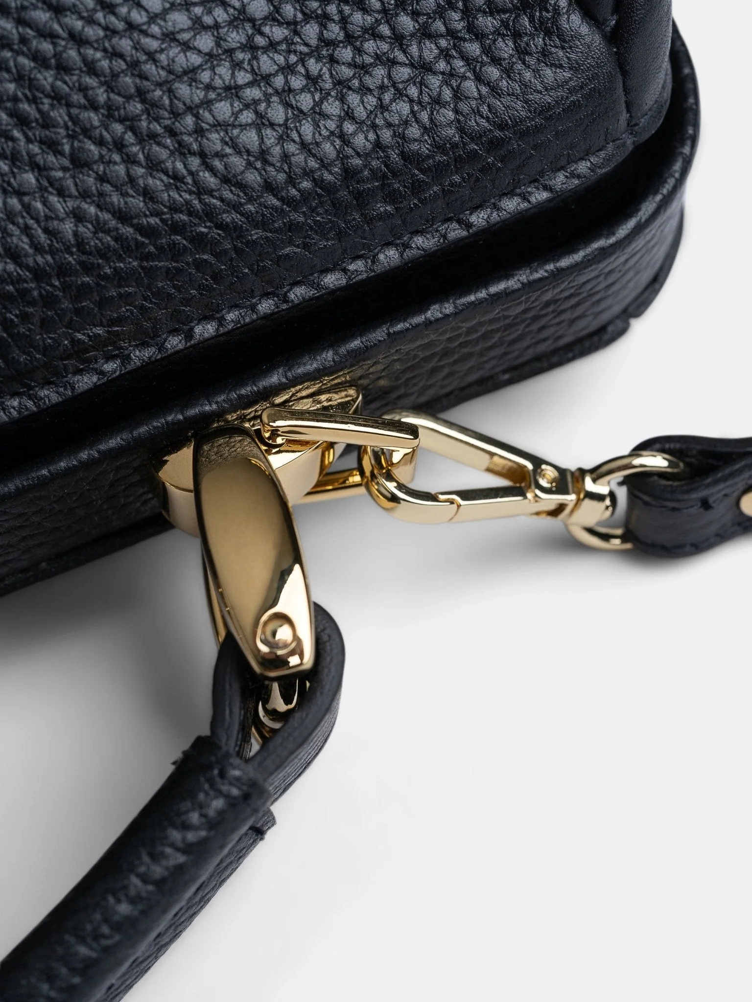 The Sophie -  Midnight Black Calf Grain - Image 8