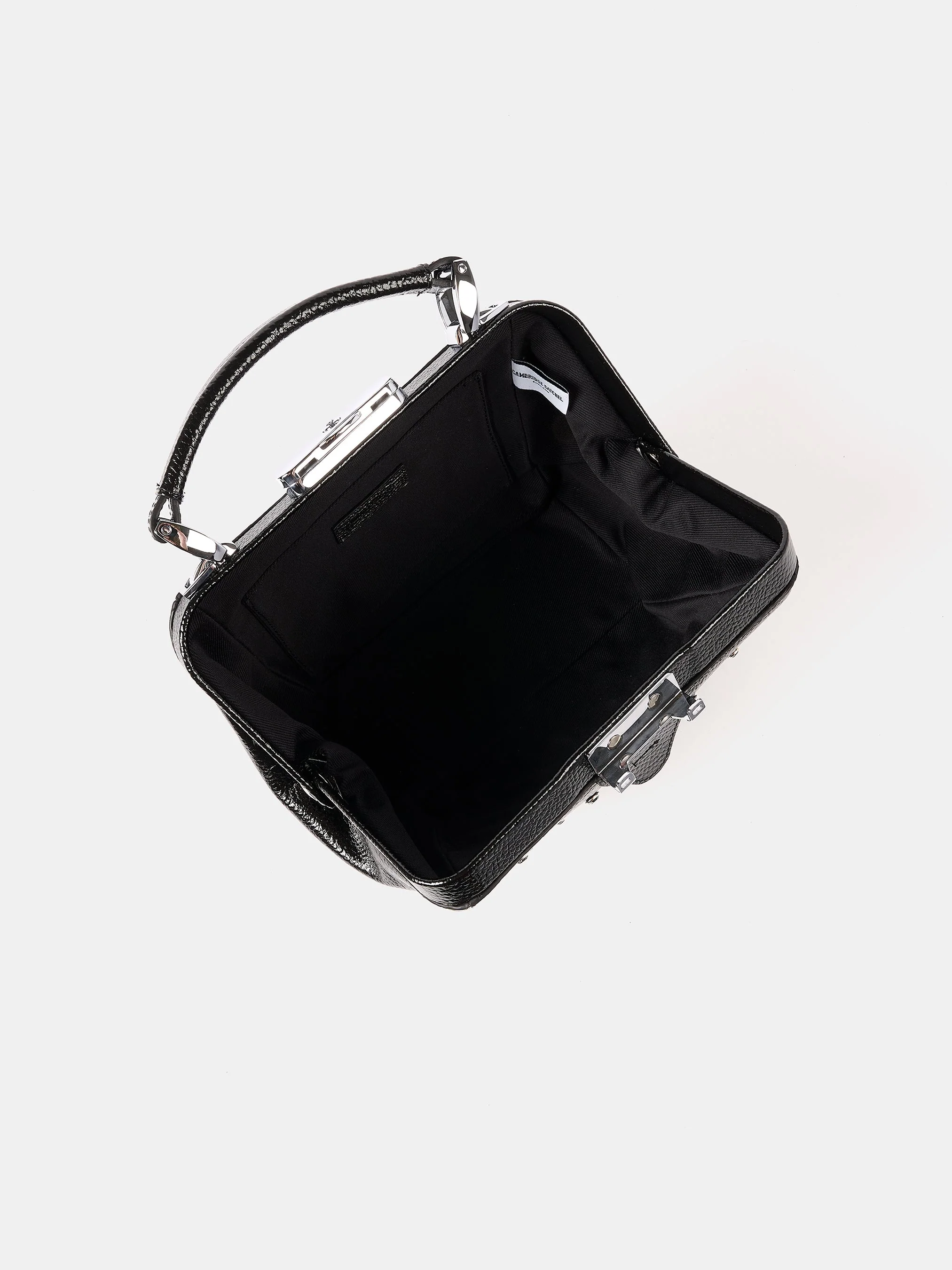 The Mini Sophie - High Shine Black Grain with Swarovski® Crystals - Image 8