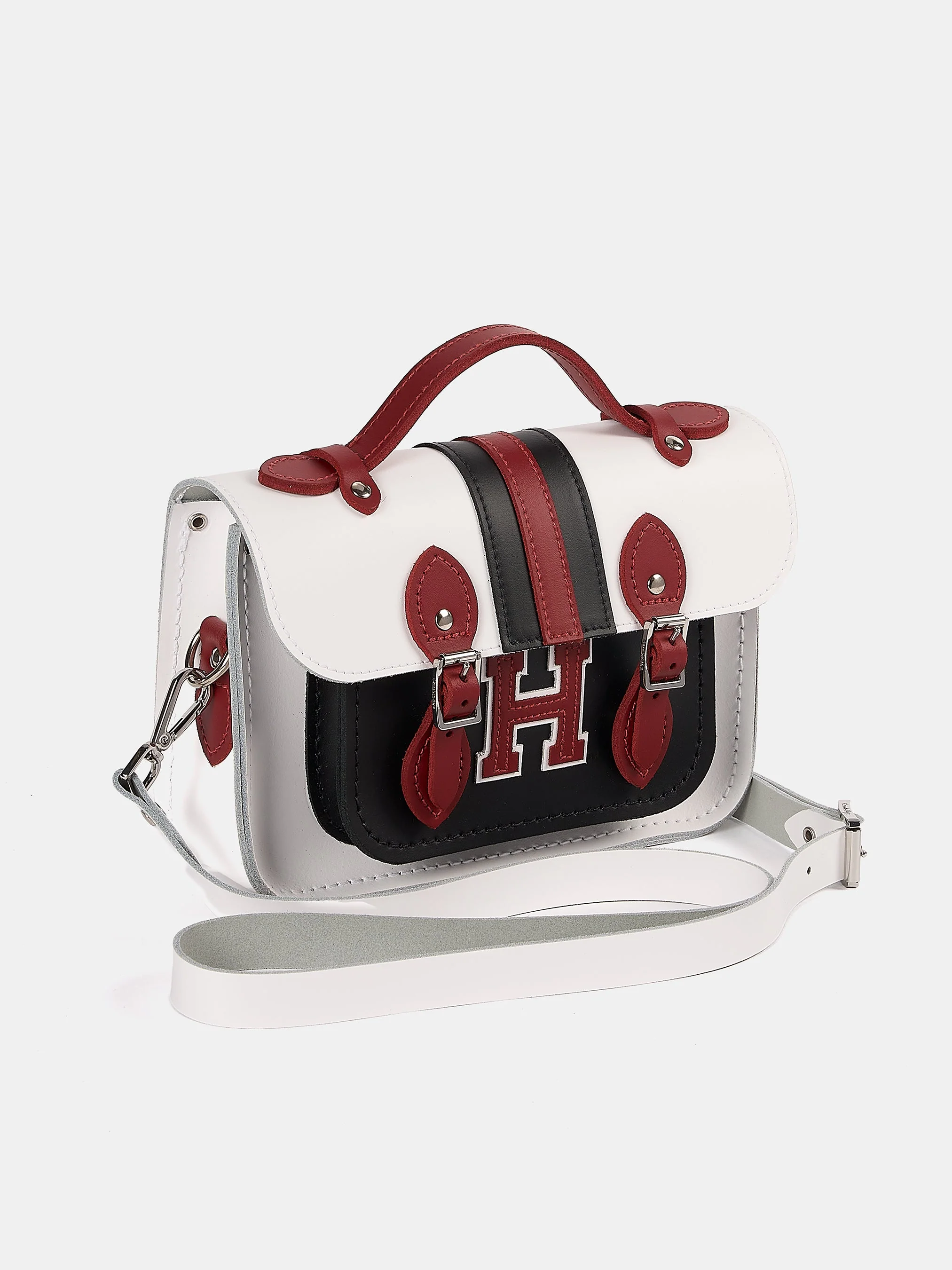 The Mini - White with Harvard Stripe - Image 4