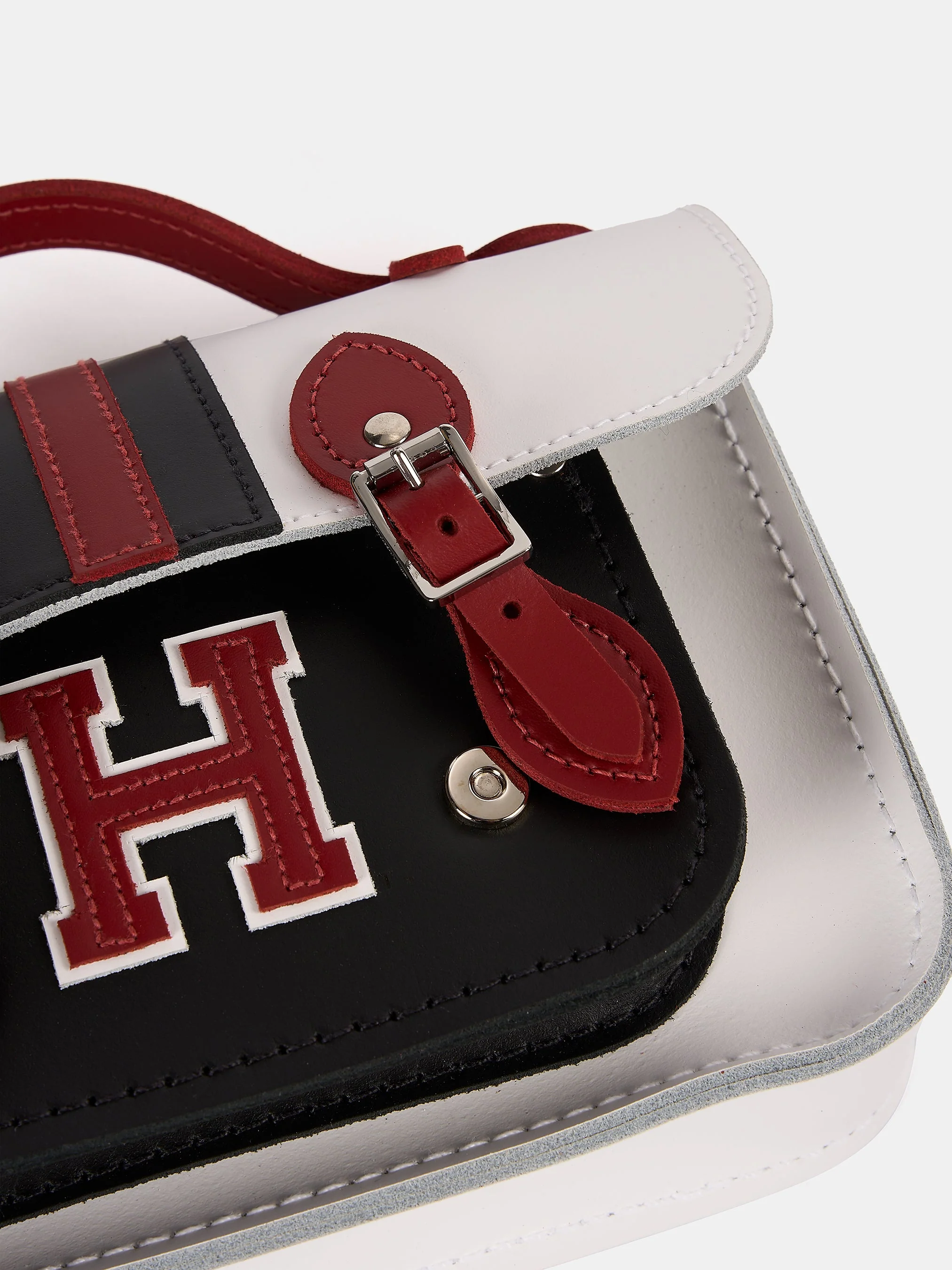 The Mini - White with Harvard Stripe - Image 5