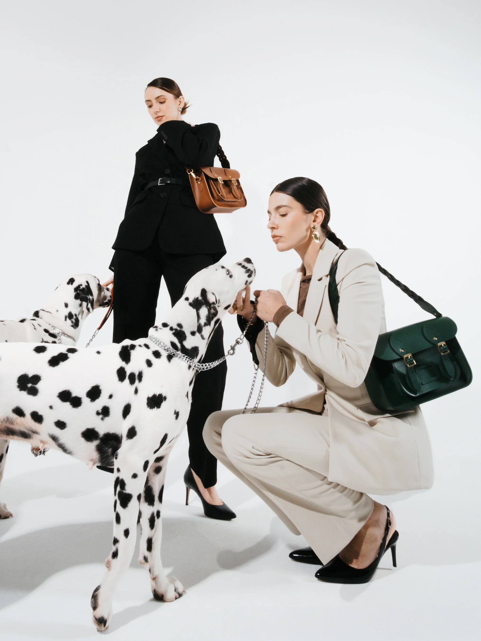 The Satchel Shoulder Bag - Racing Green - Image 2