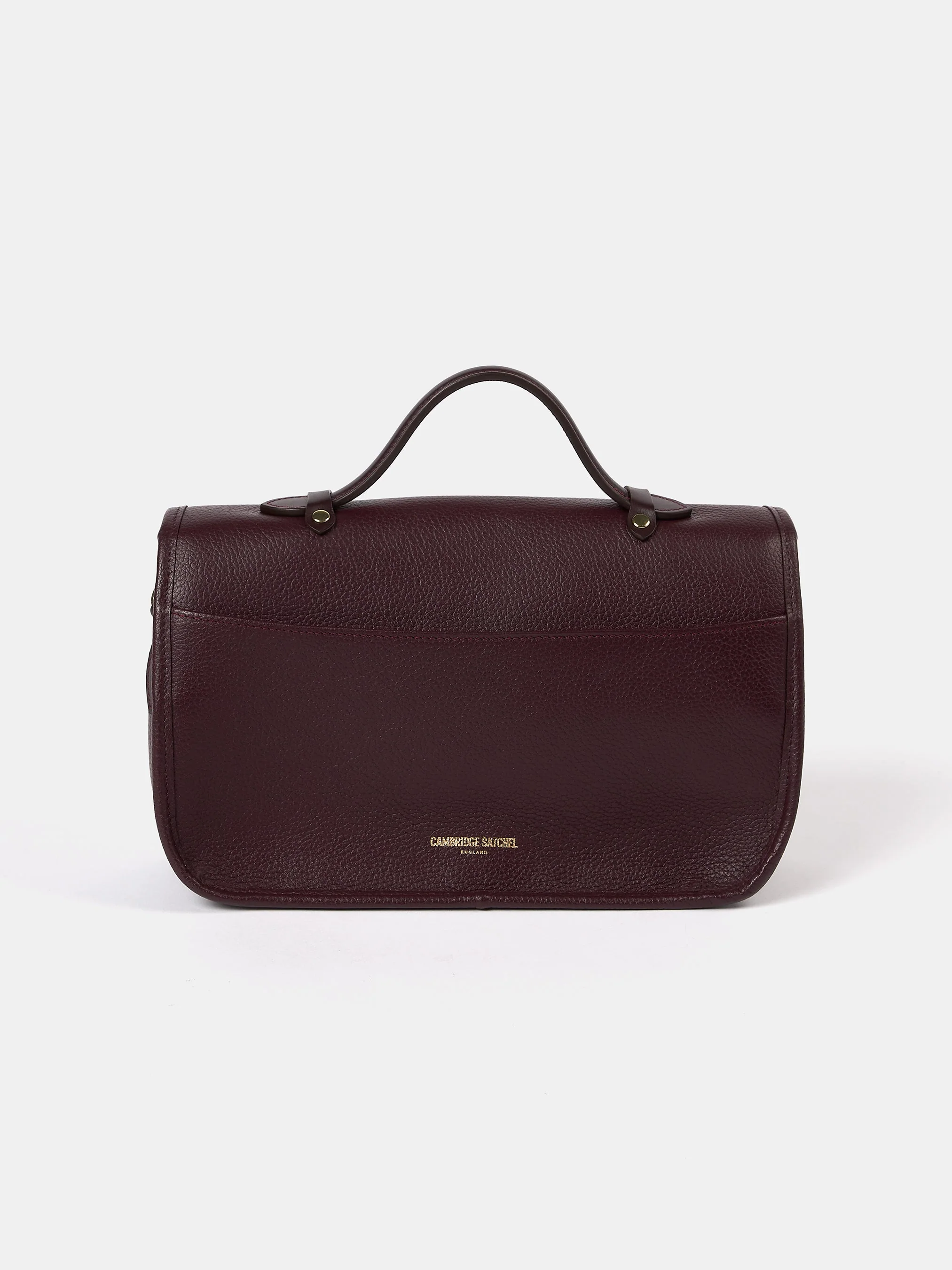 The Soft Satchel - Bordeaux Calf Grain - Image 3