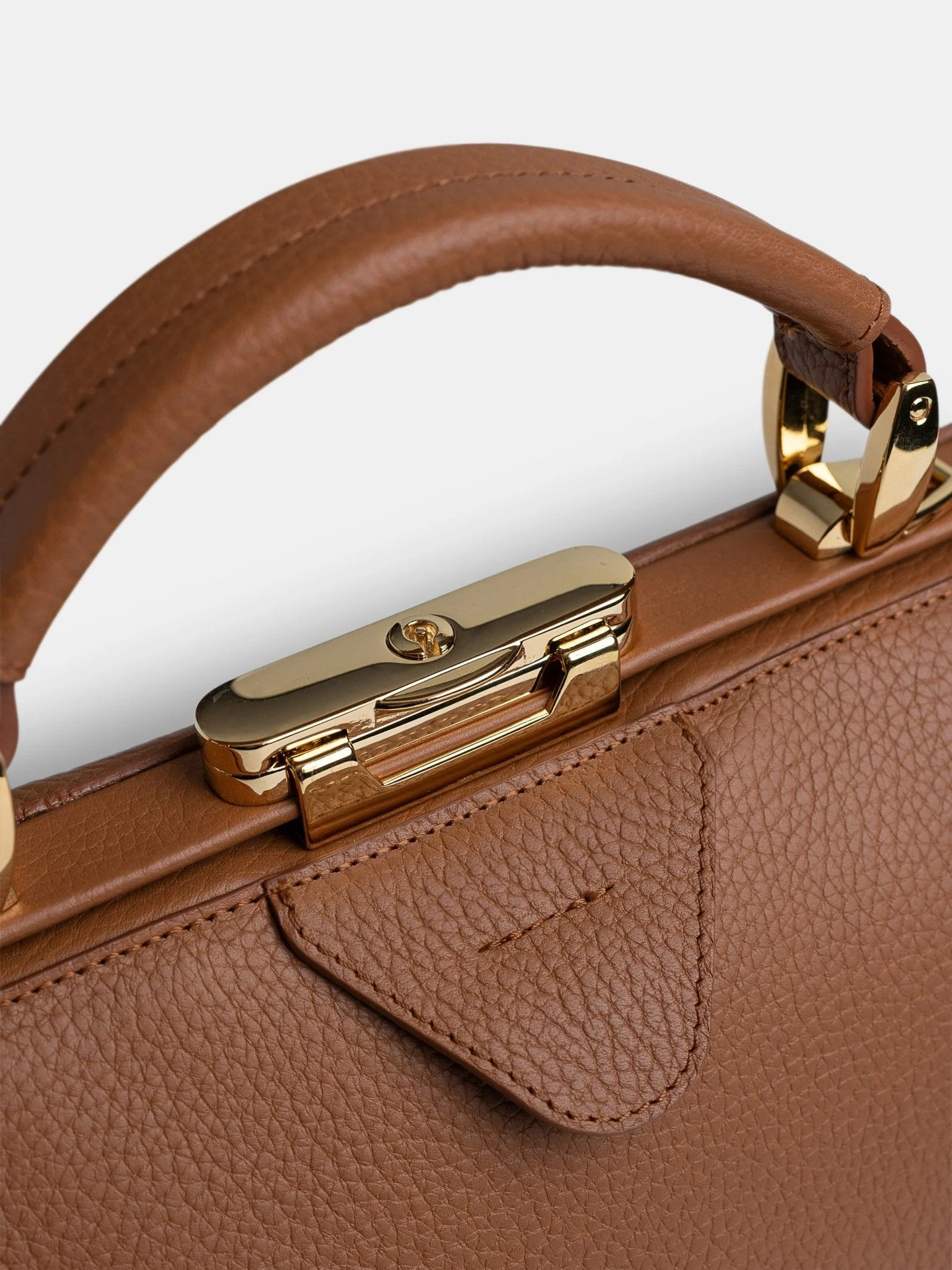 The Sophie - Havana Brown Calf Grain - Image 10
