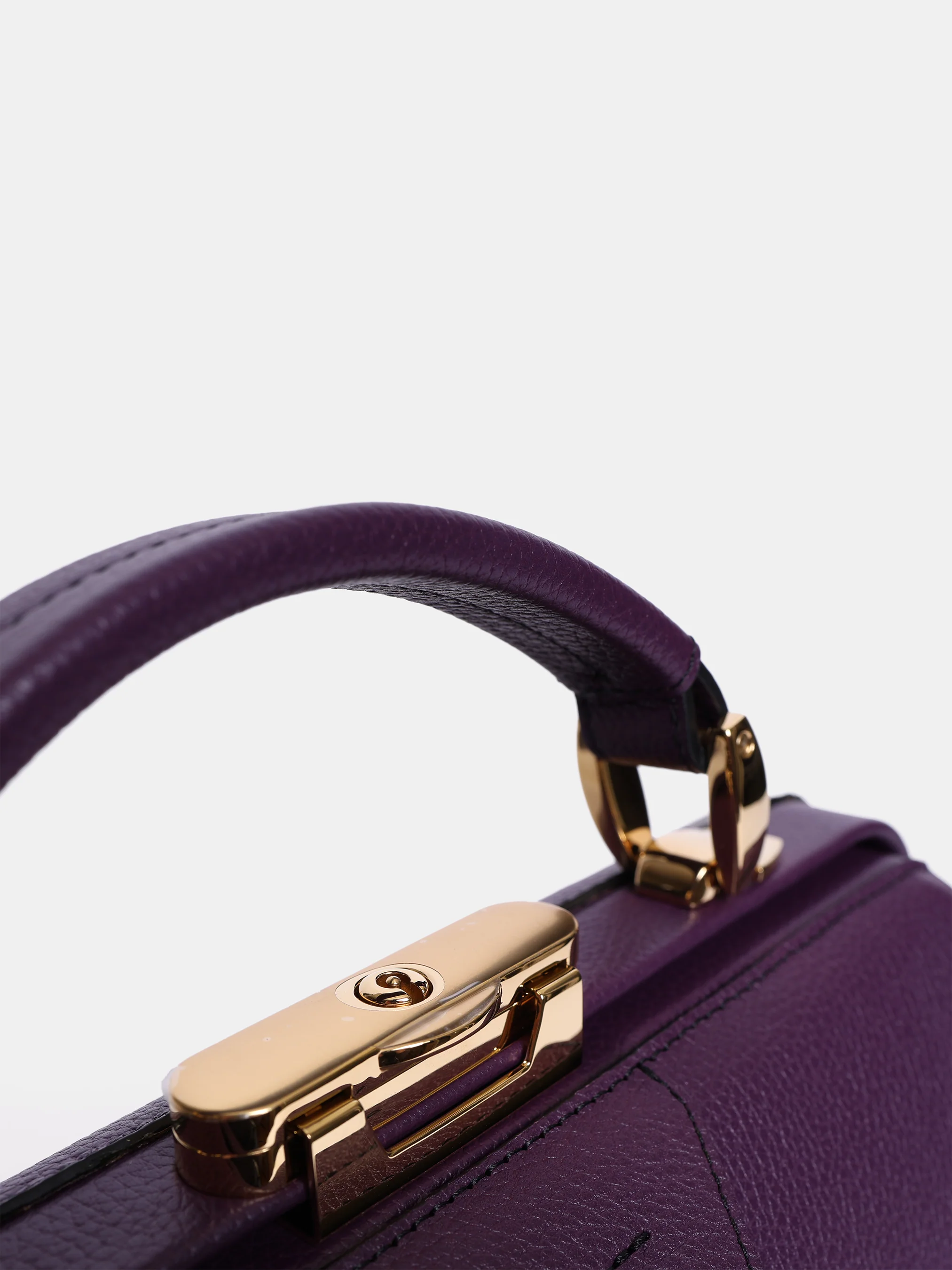 The Sophie -  Violet Calf Grain - Image 3
