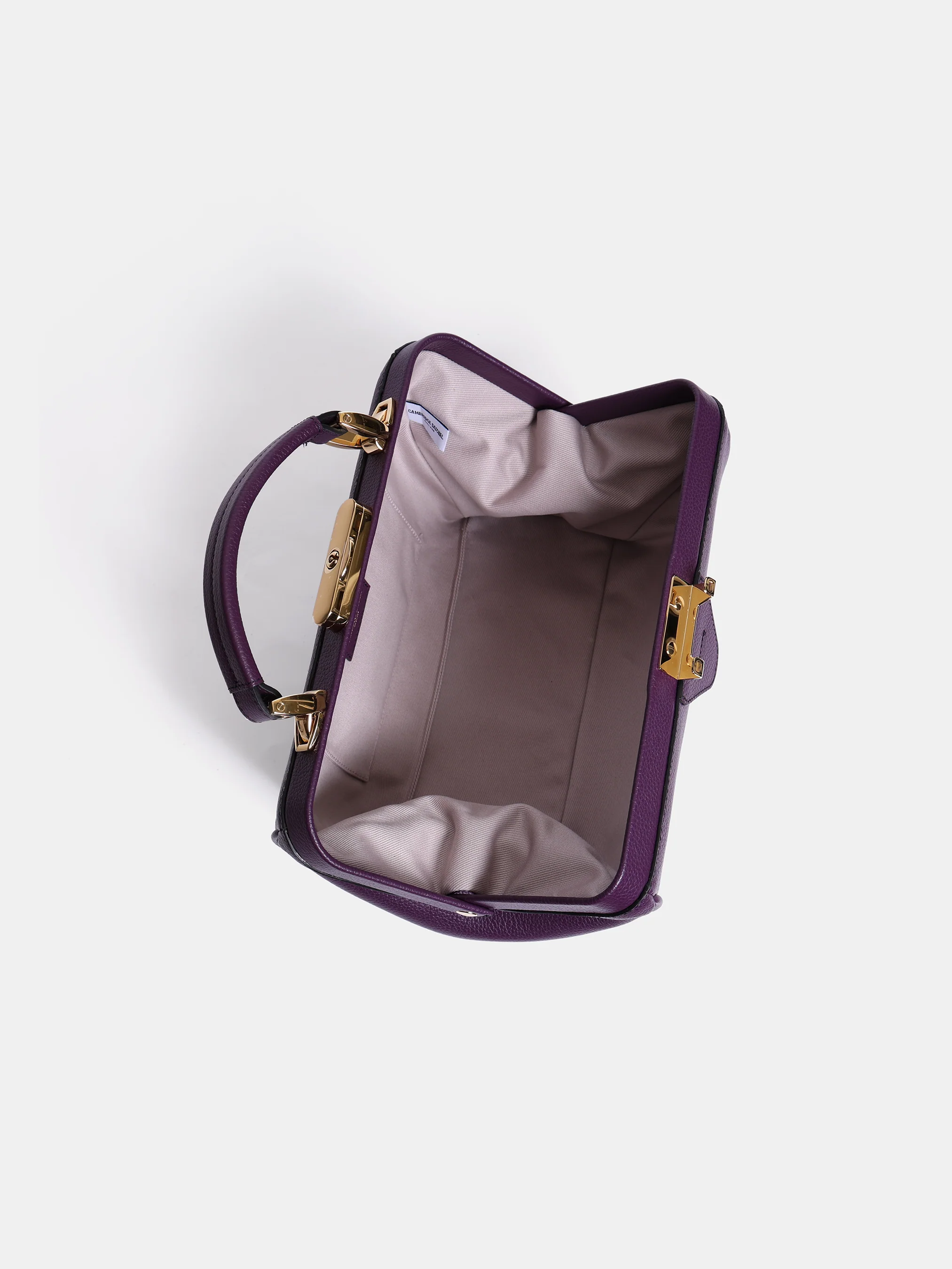 The Sophie -  Violet Calf Grain - Image 5