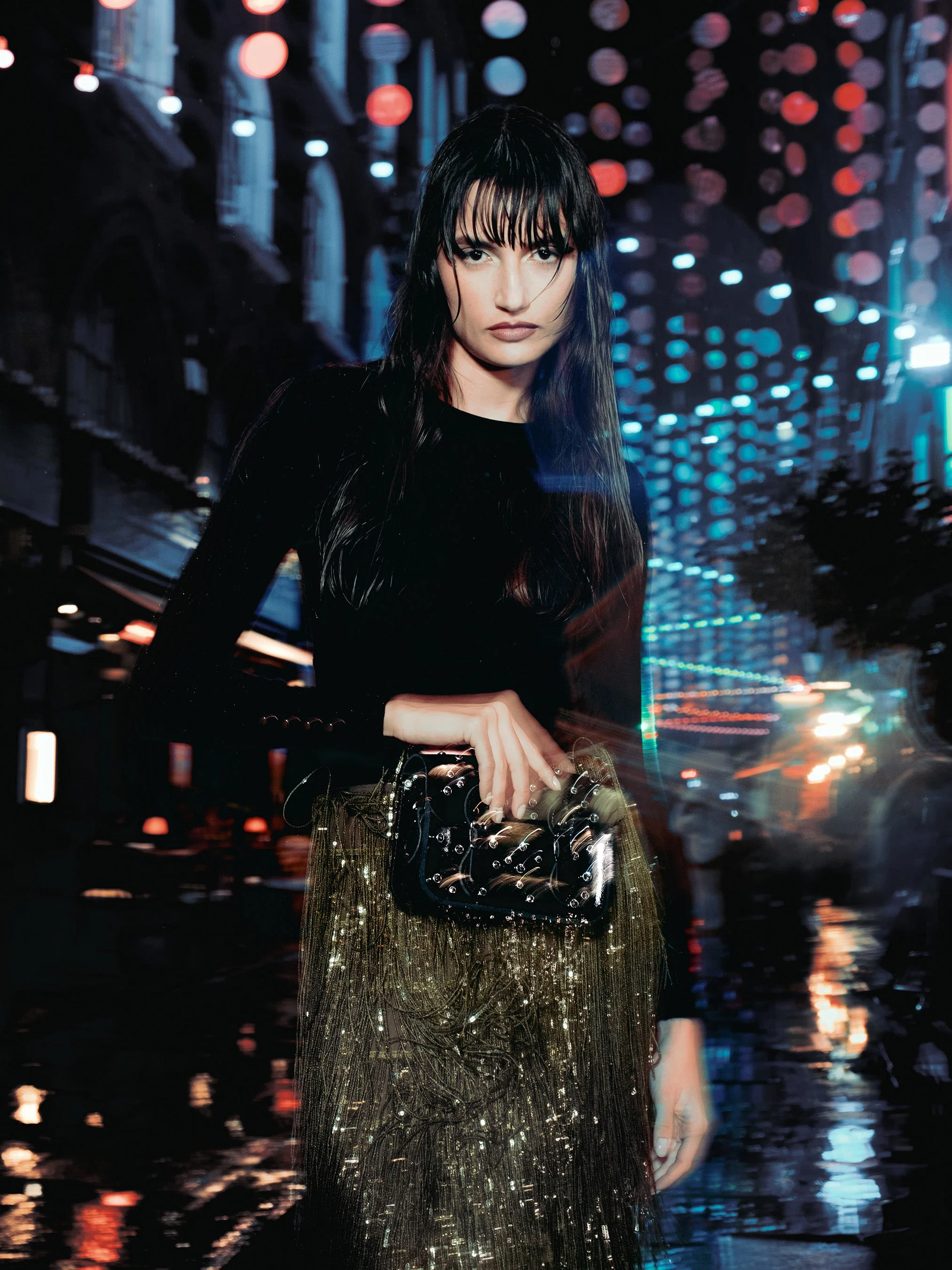 The Little One - High Shine Black with Swarovski® Crystals - Image 2