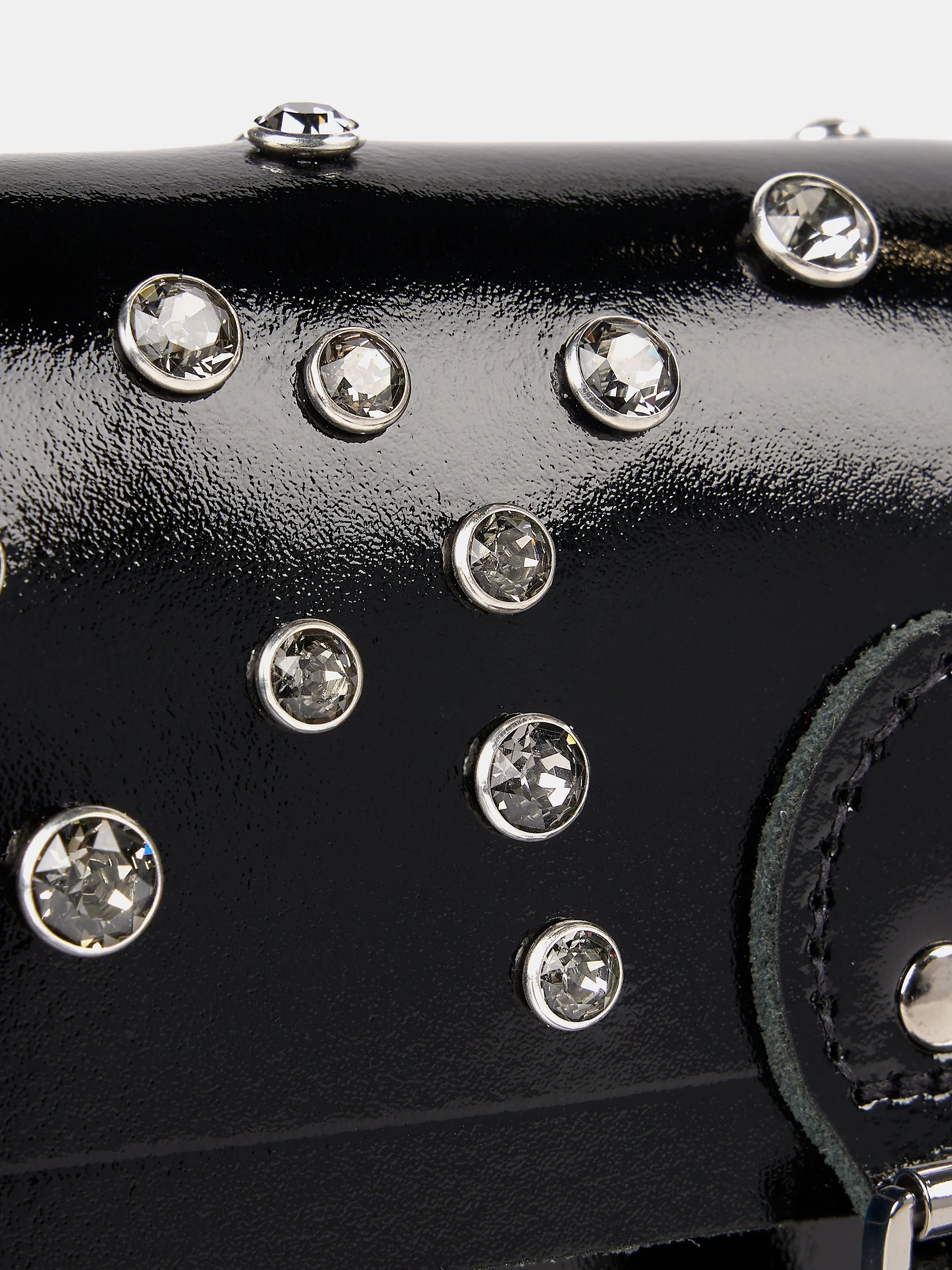 The Little One - High Shine Black with Swarovski® Crystals - Image 4