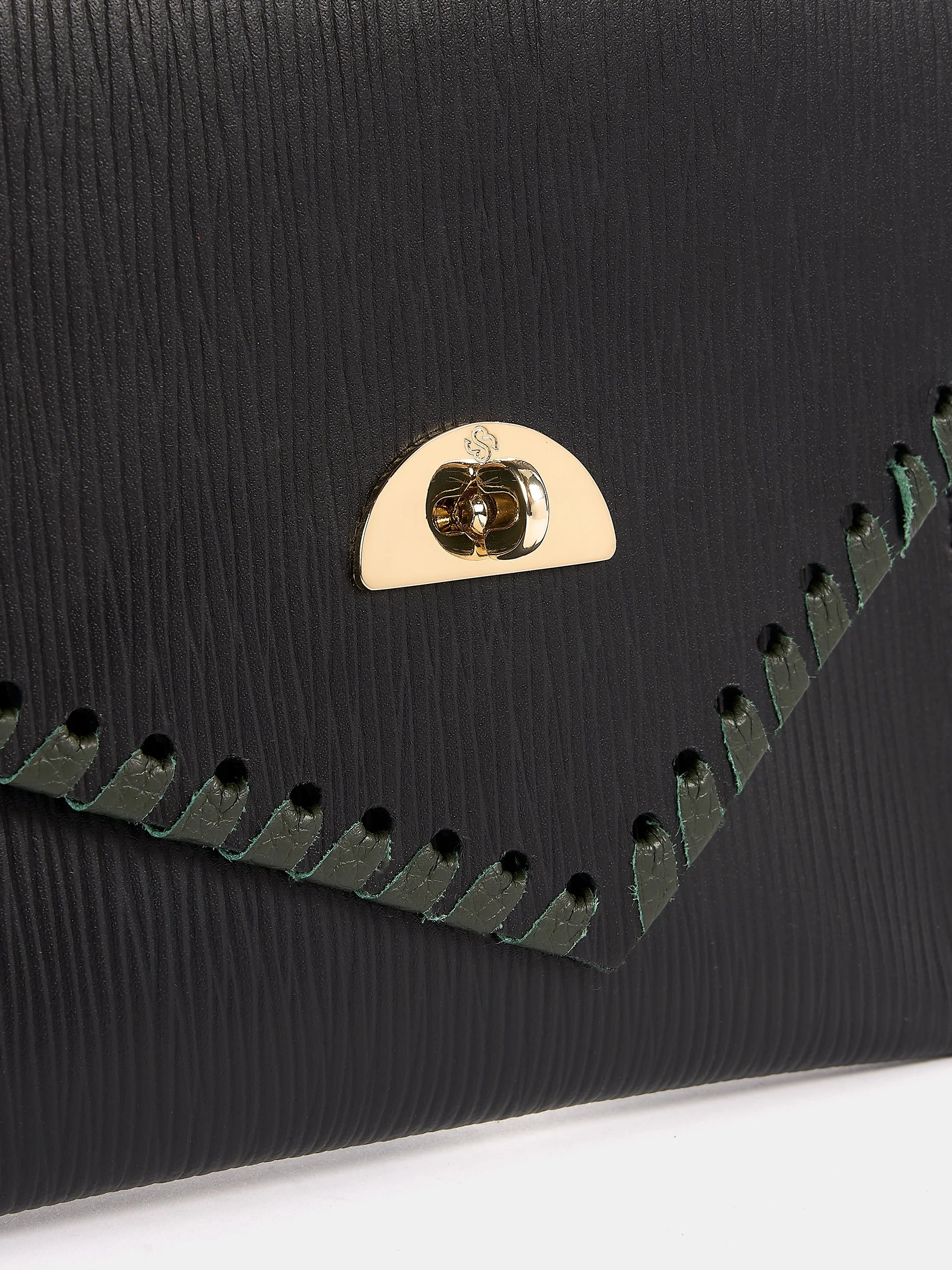 The Twist Lock Pouch - Black 1914 Grain - Image 6