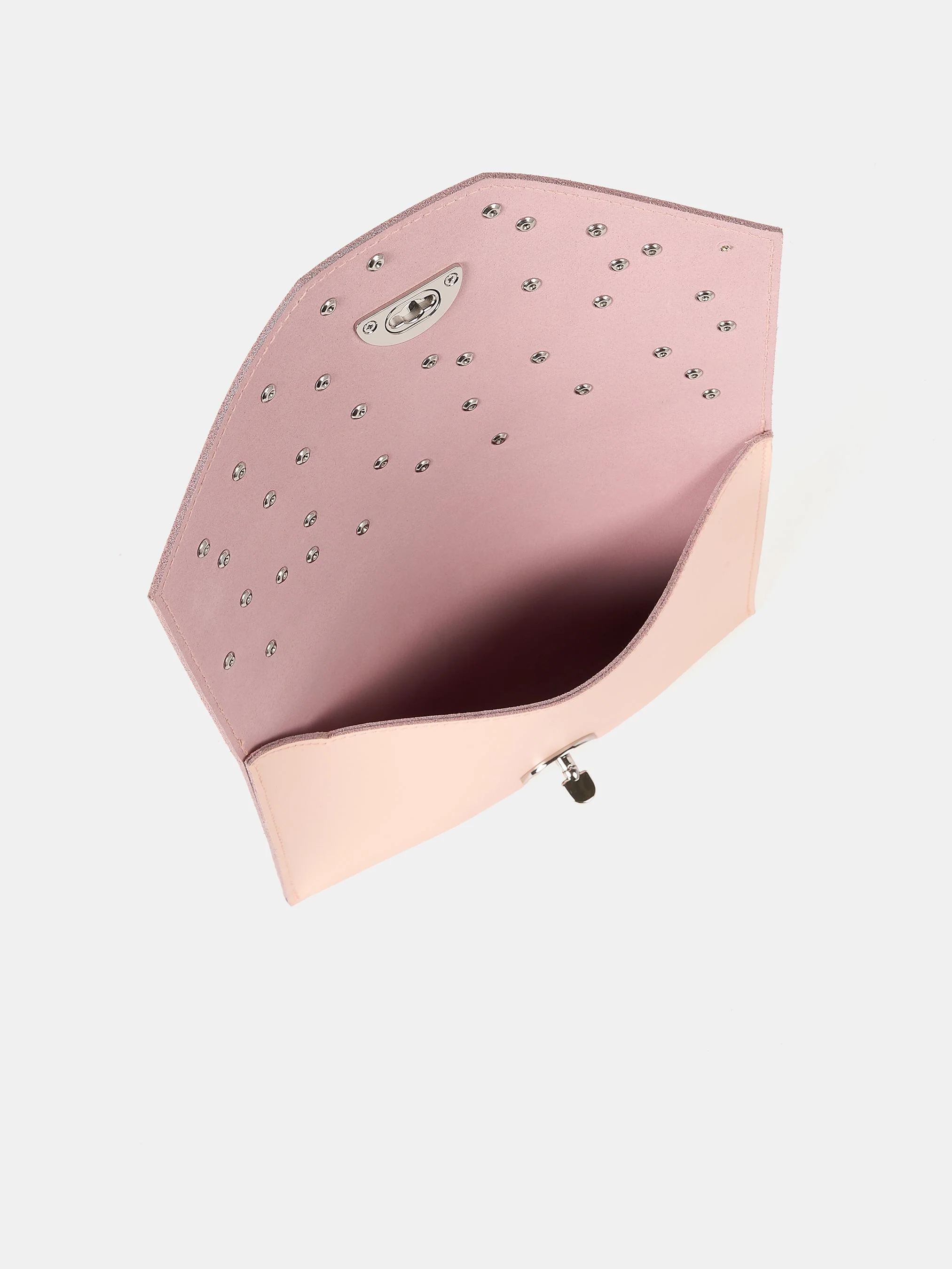 The Twist Lock Pouch - Cloud Pink with Swarovski® Crystals - Image 3