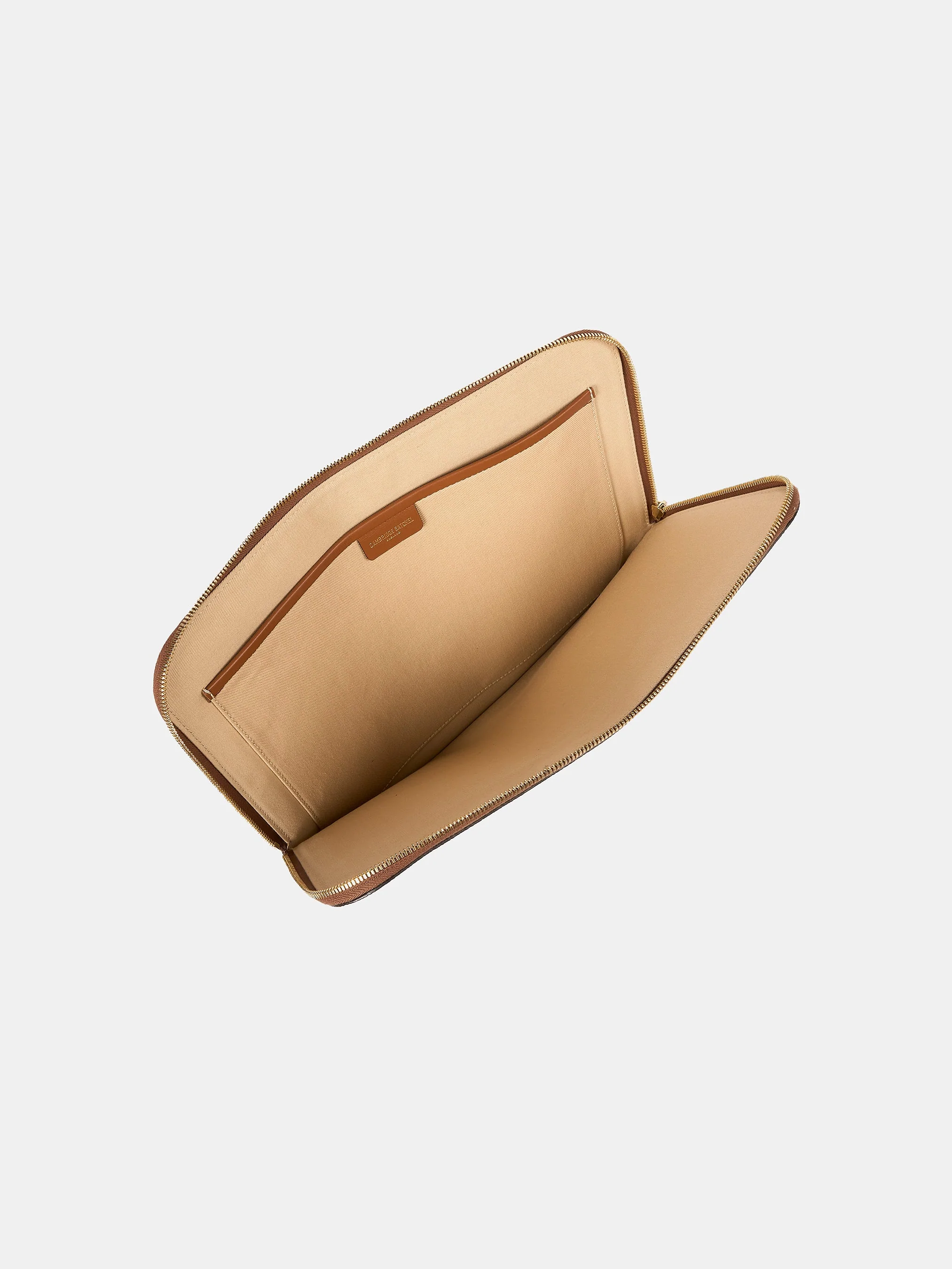 The Zipped Folio - Tan Calf Grain - Image 5