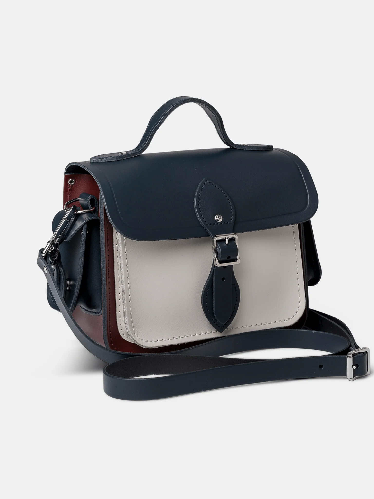 The Traveller -  Clay, Oxblood & Navy - Image 3
