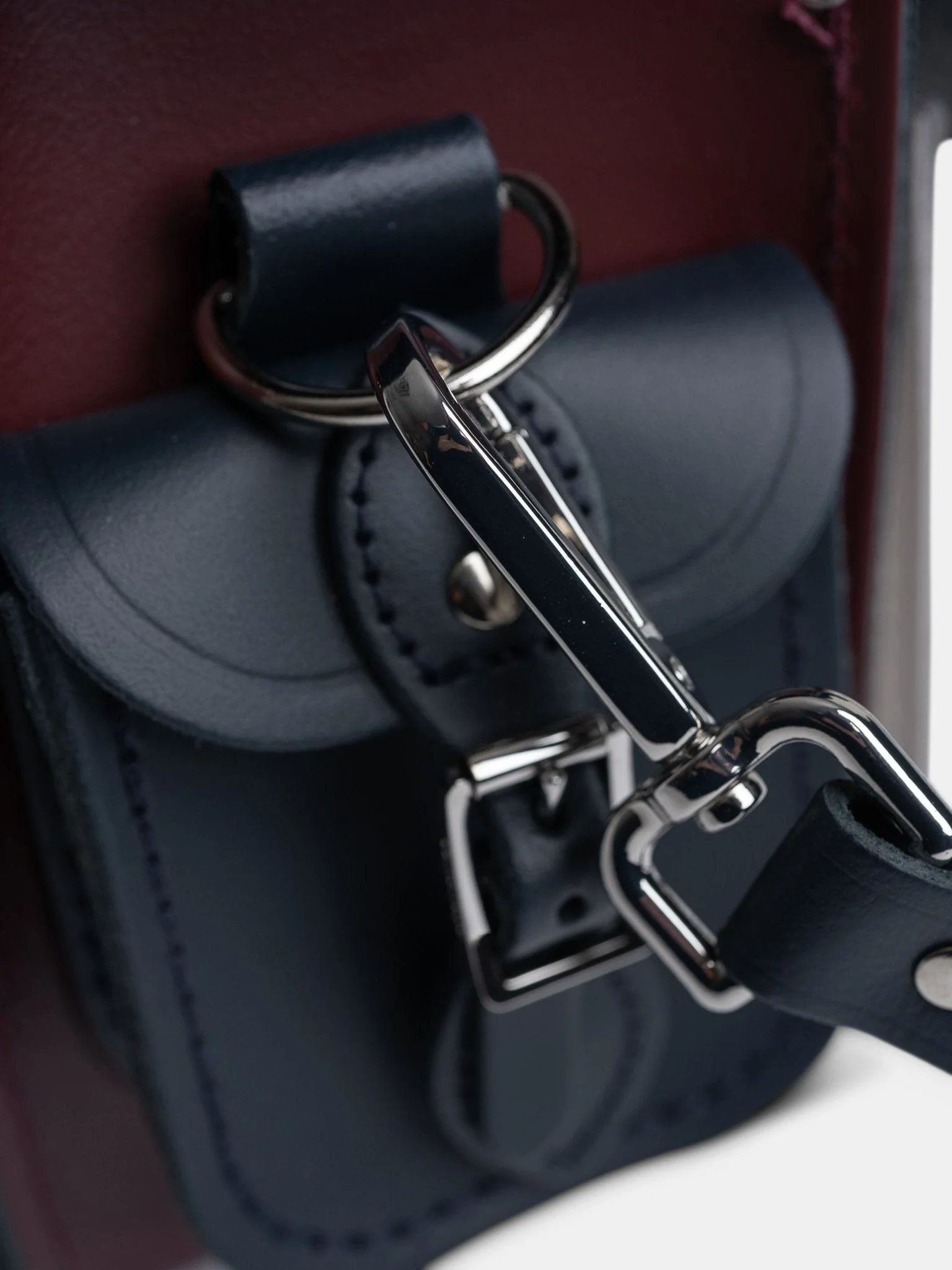 The Traveller -  Clay, Oxblood & Navy - Image 6